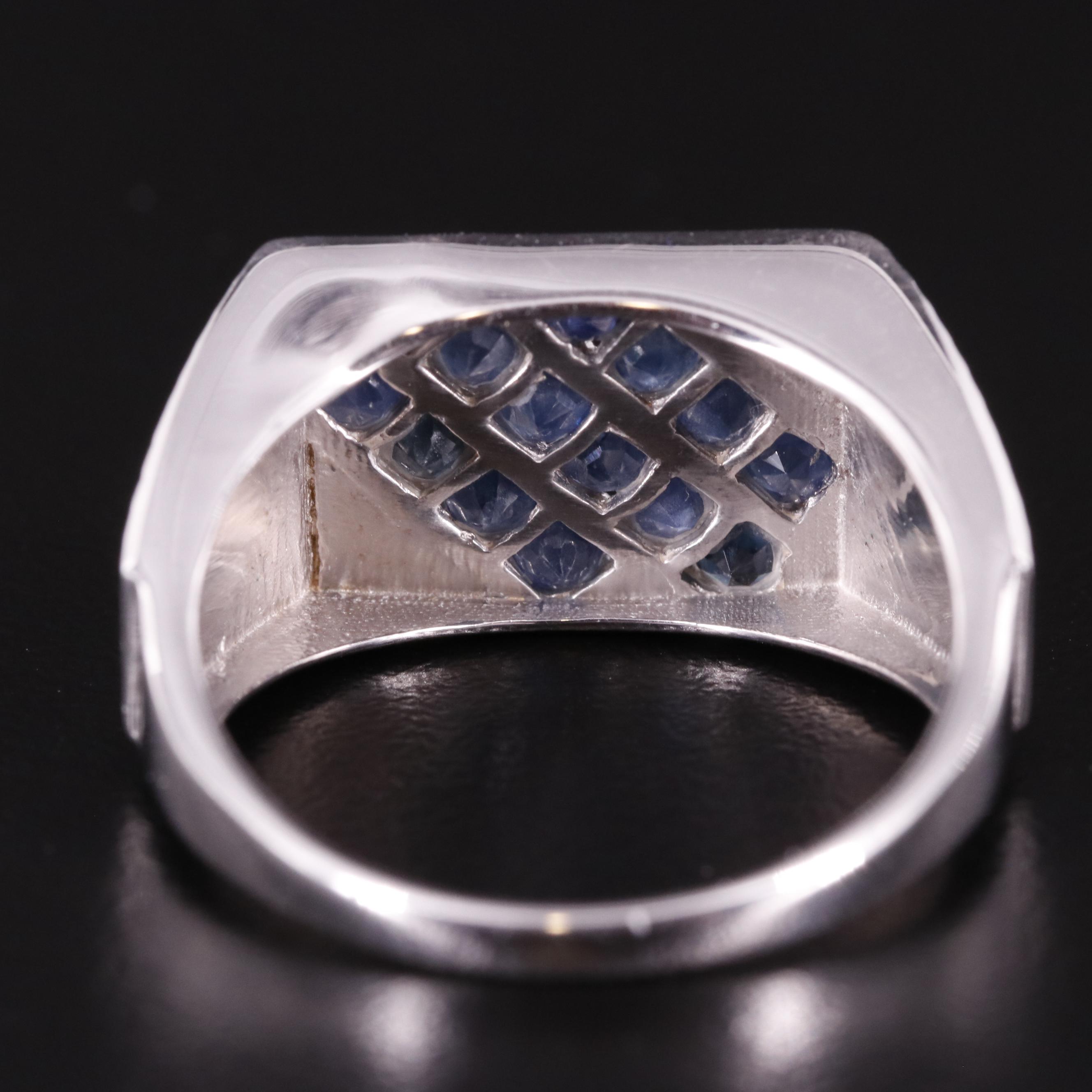 Sterling Sapphire Ring