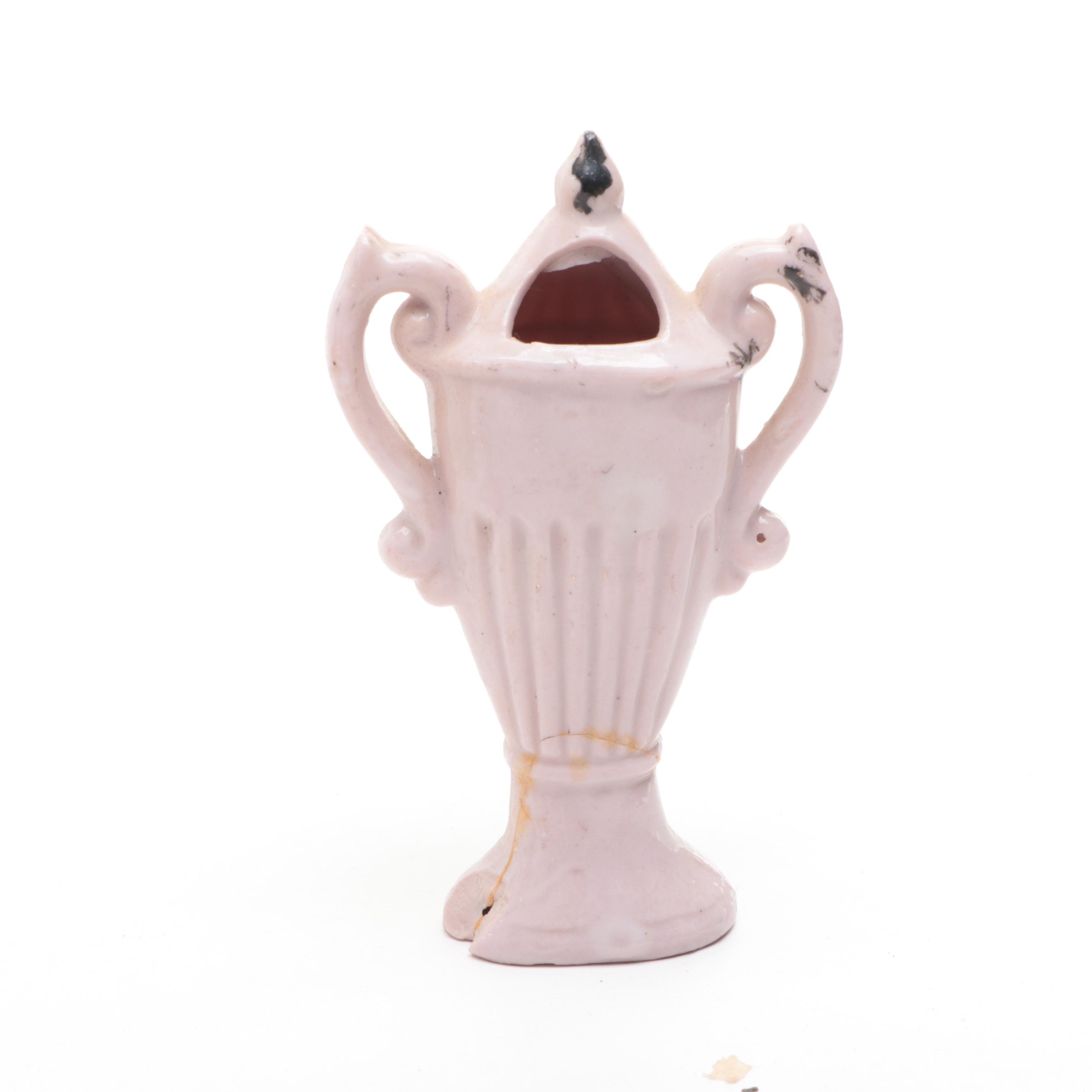 Japanese and Other Miniature Ceramic Vases and Figurines, Mid-20th Century