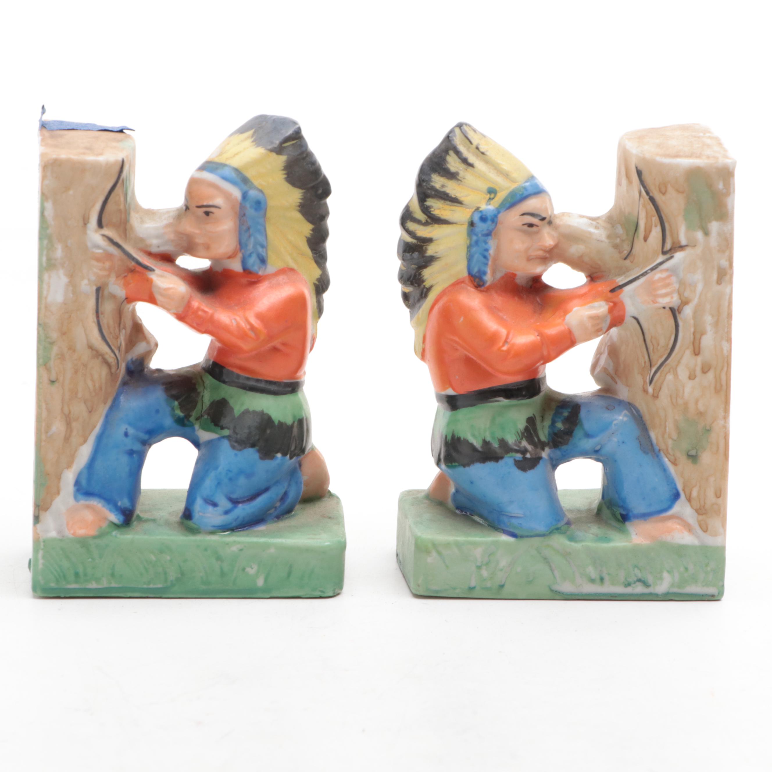 Japanese and Other Miniature Ceramic Vases and Figurines, Mid-20th Century