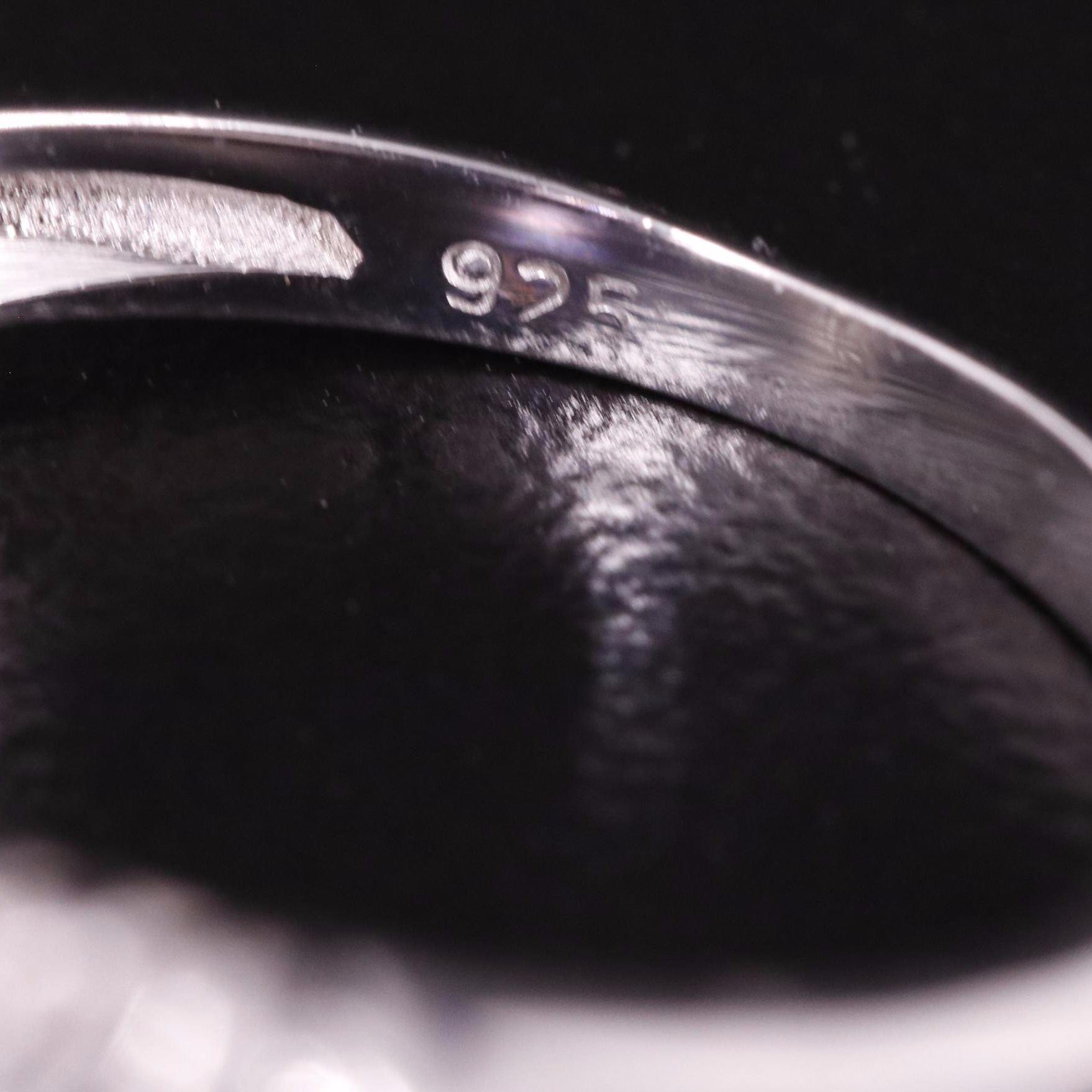 Sterling Amethyst Solitaire Ring