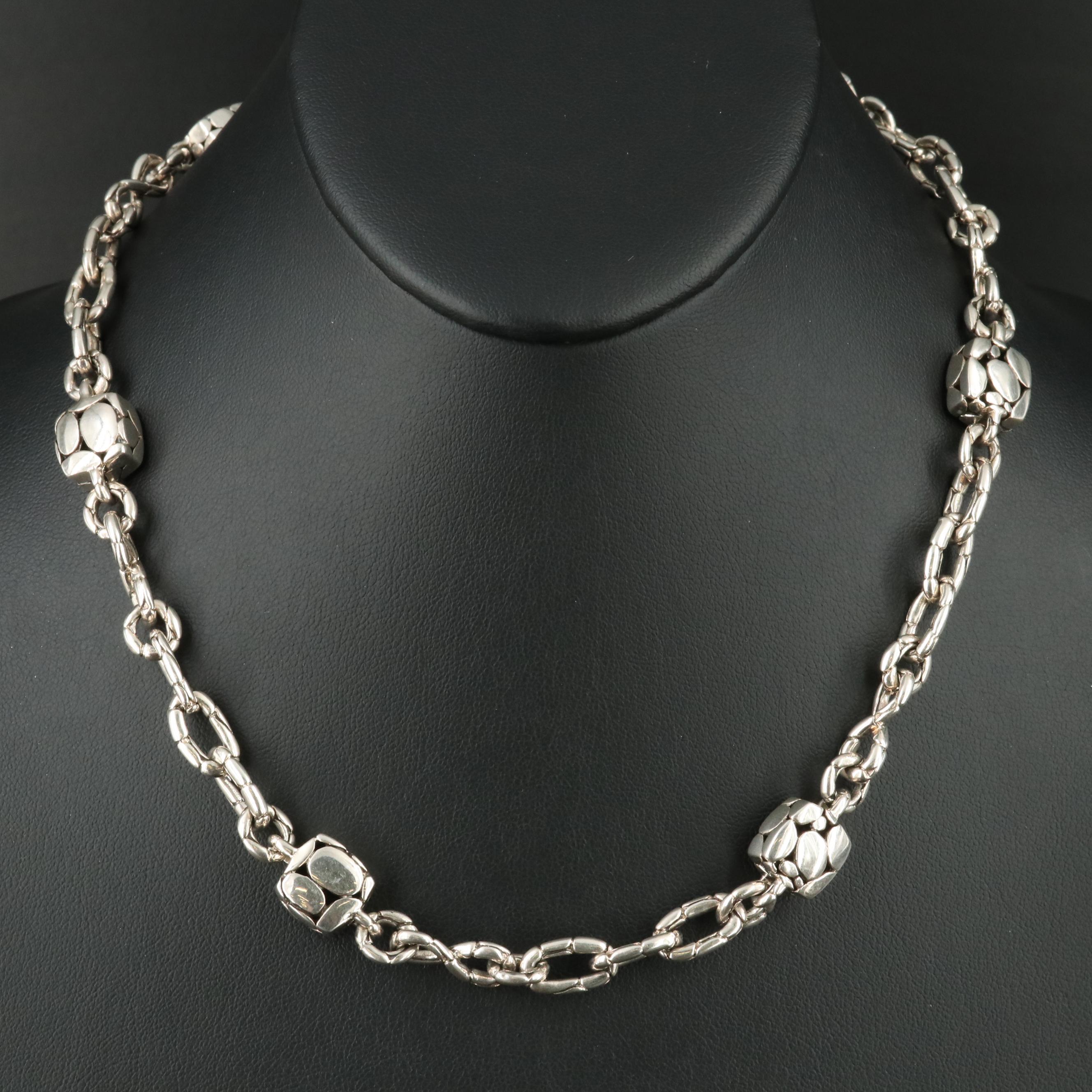 John Hardy "Kali" Sterling Station Necklace