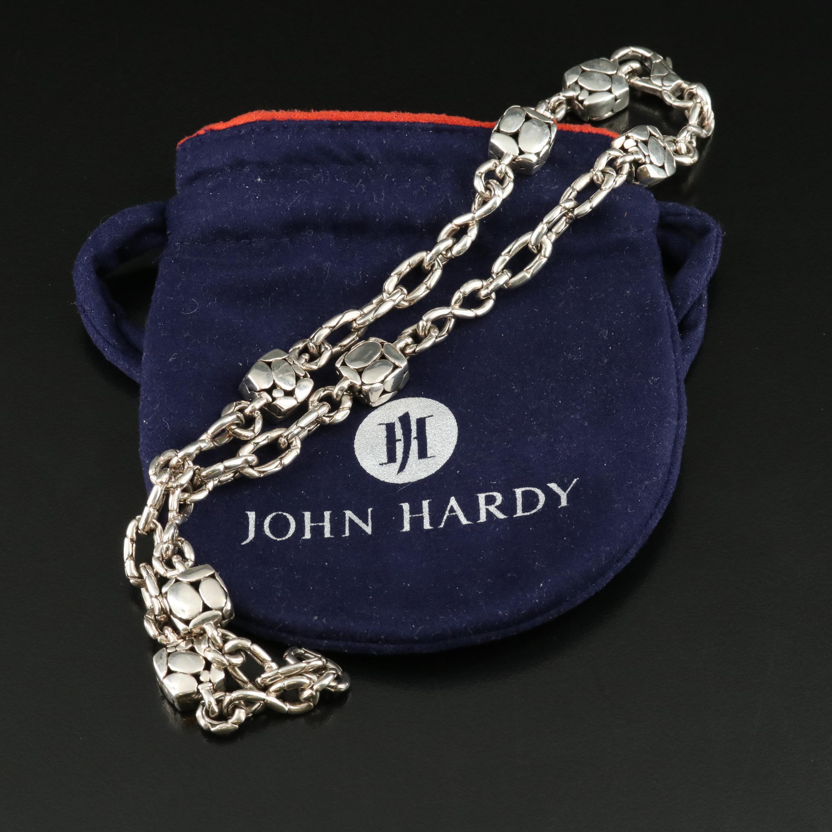 John Hardy "Kali" Sterling Station Necklace