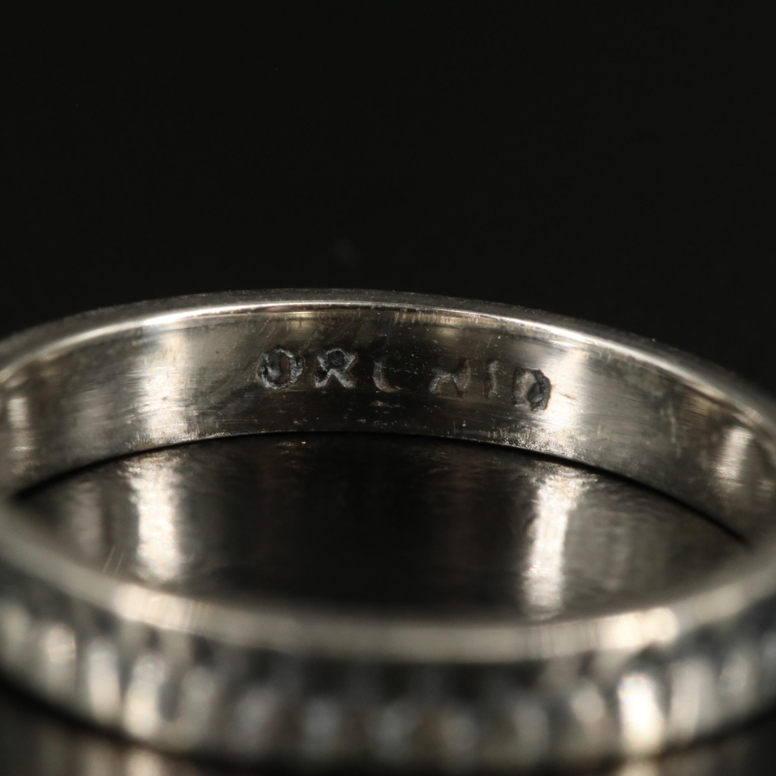 Sterling Textured Band