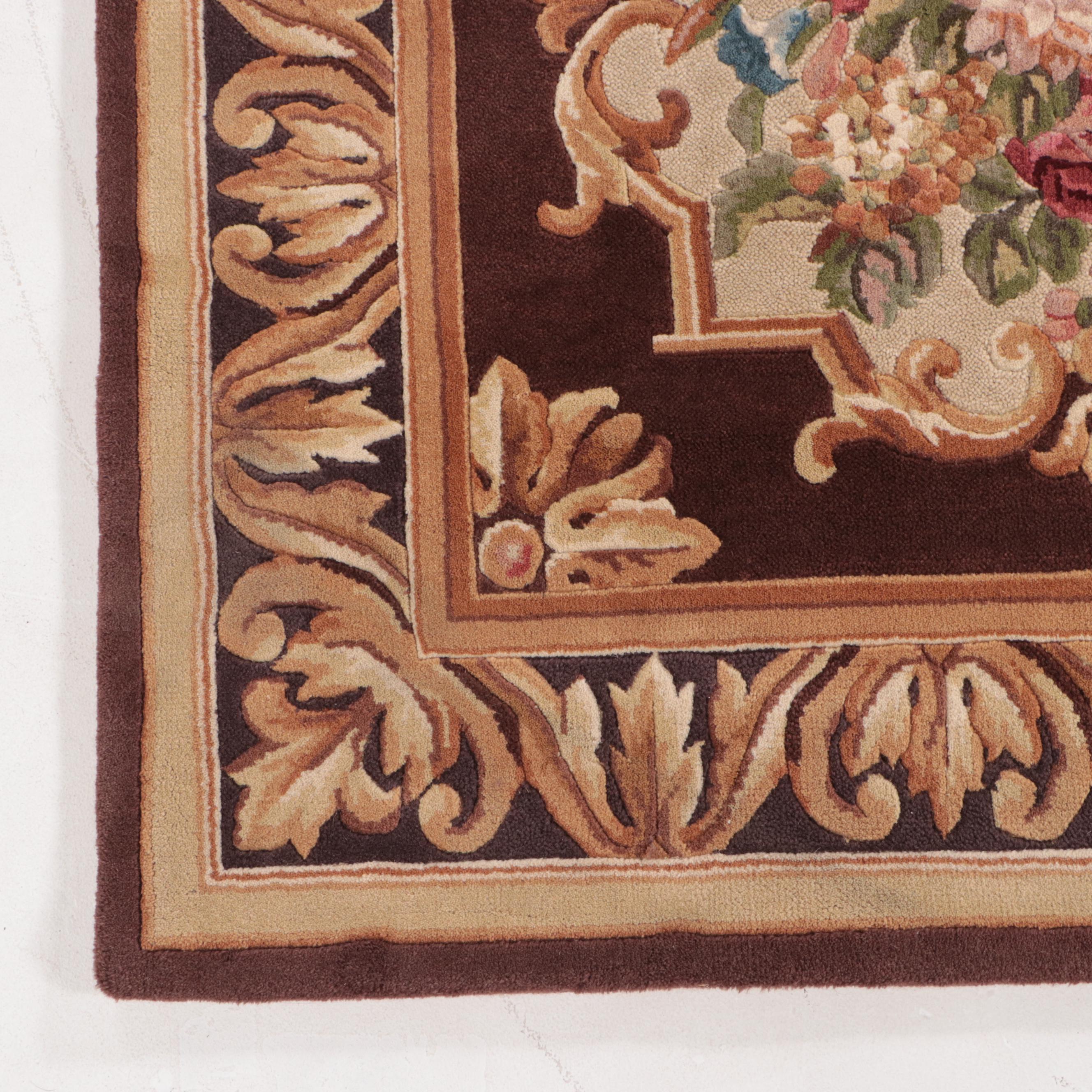 9'3 x 12'2 Machine Made Sino-French Aubusson Room Sized Rug