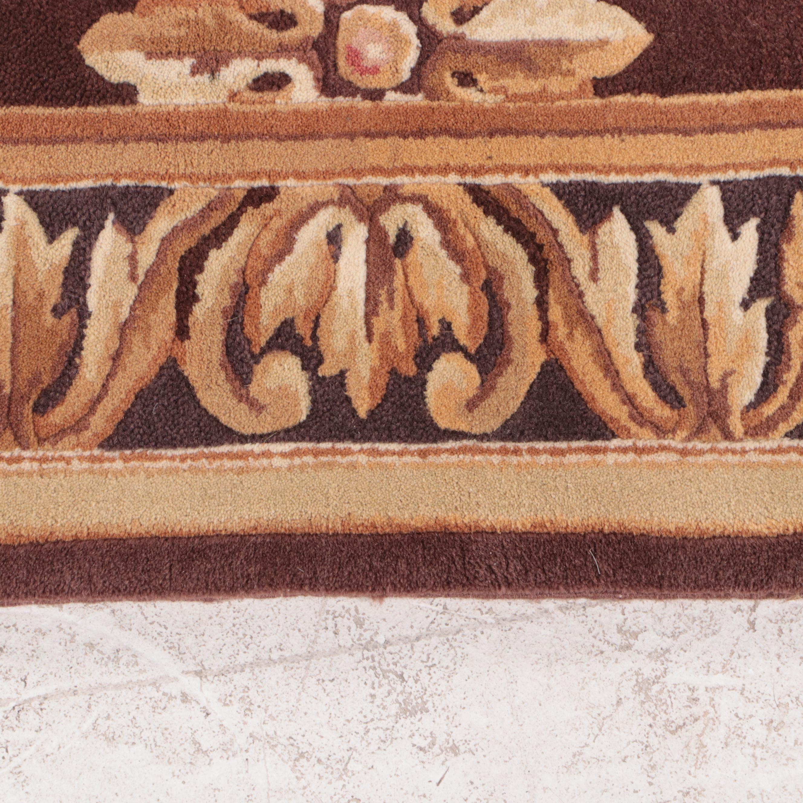 9'3 x 12'2 Machine Made Sino-French Aubusson Room Sized Rug