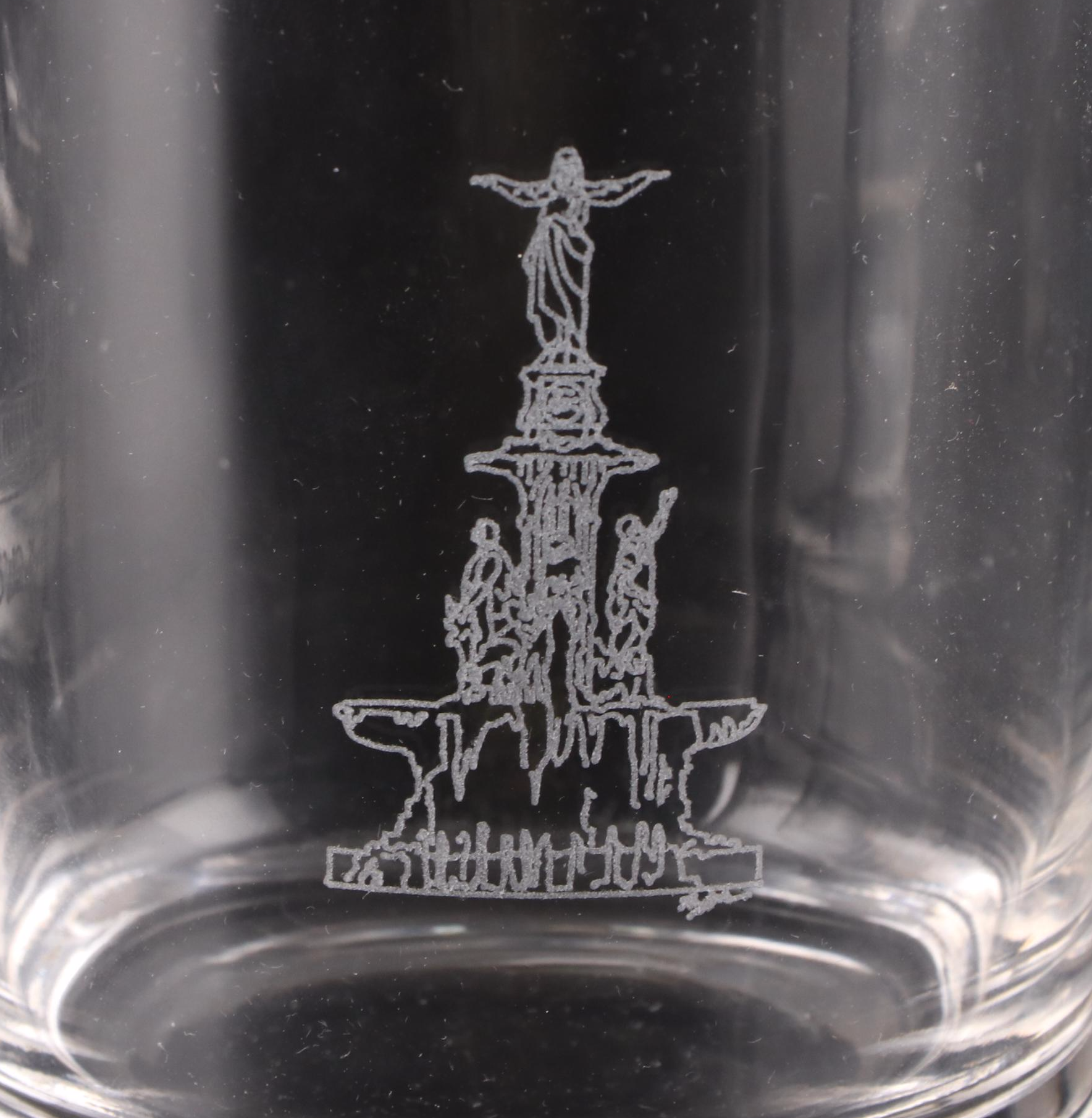 Gilson's "Cincinnati Scene" Double Old Fashioned Glasses and More Glass Tumblers