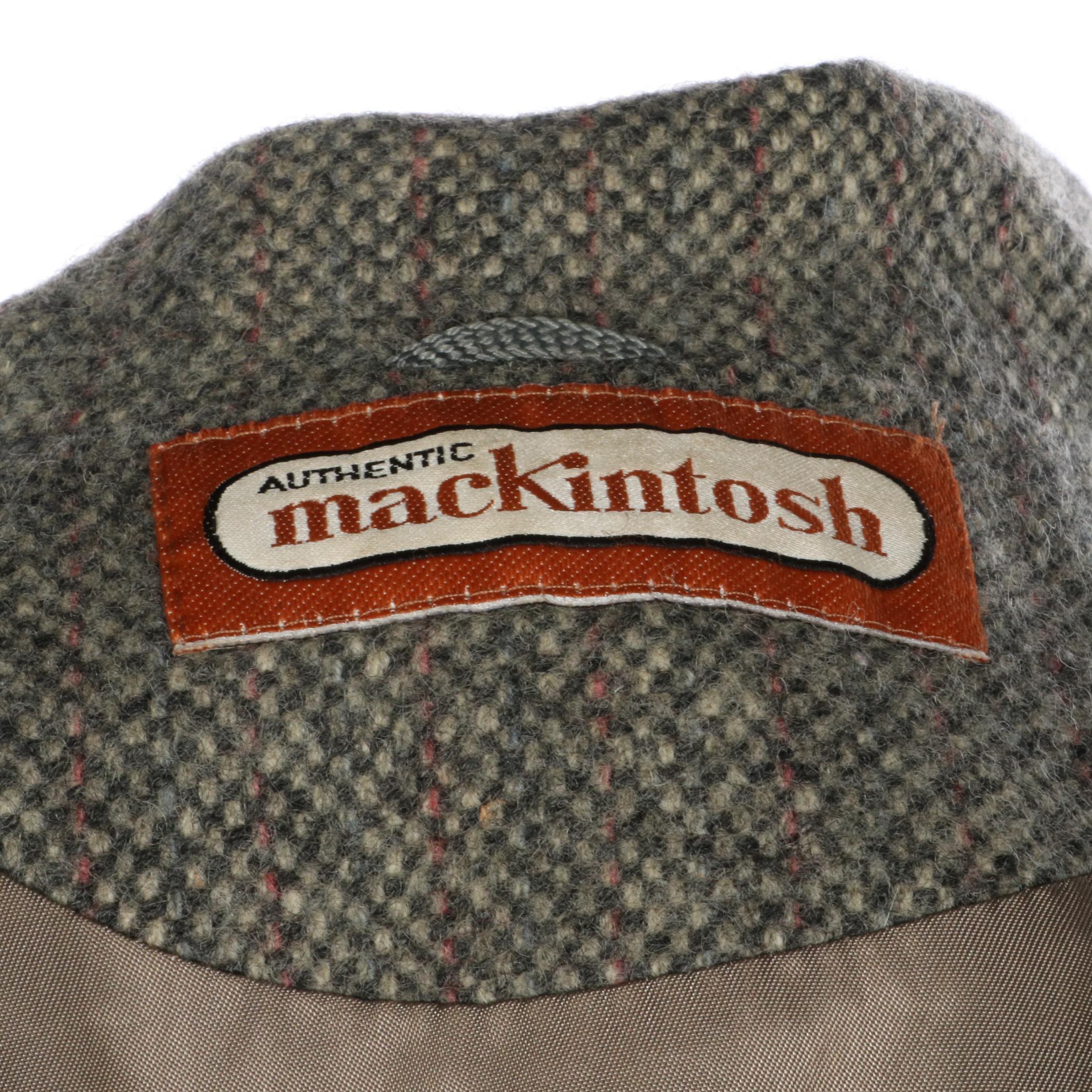 Mackintosh Wool Tweed Coat and LaSport Trench Coat with Liner