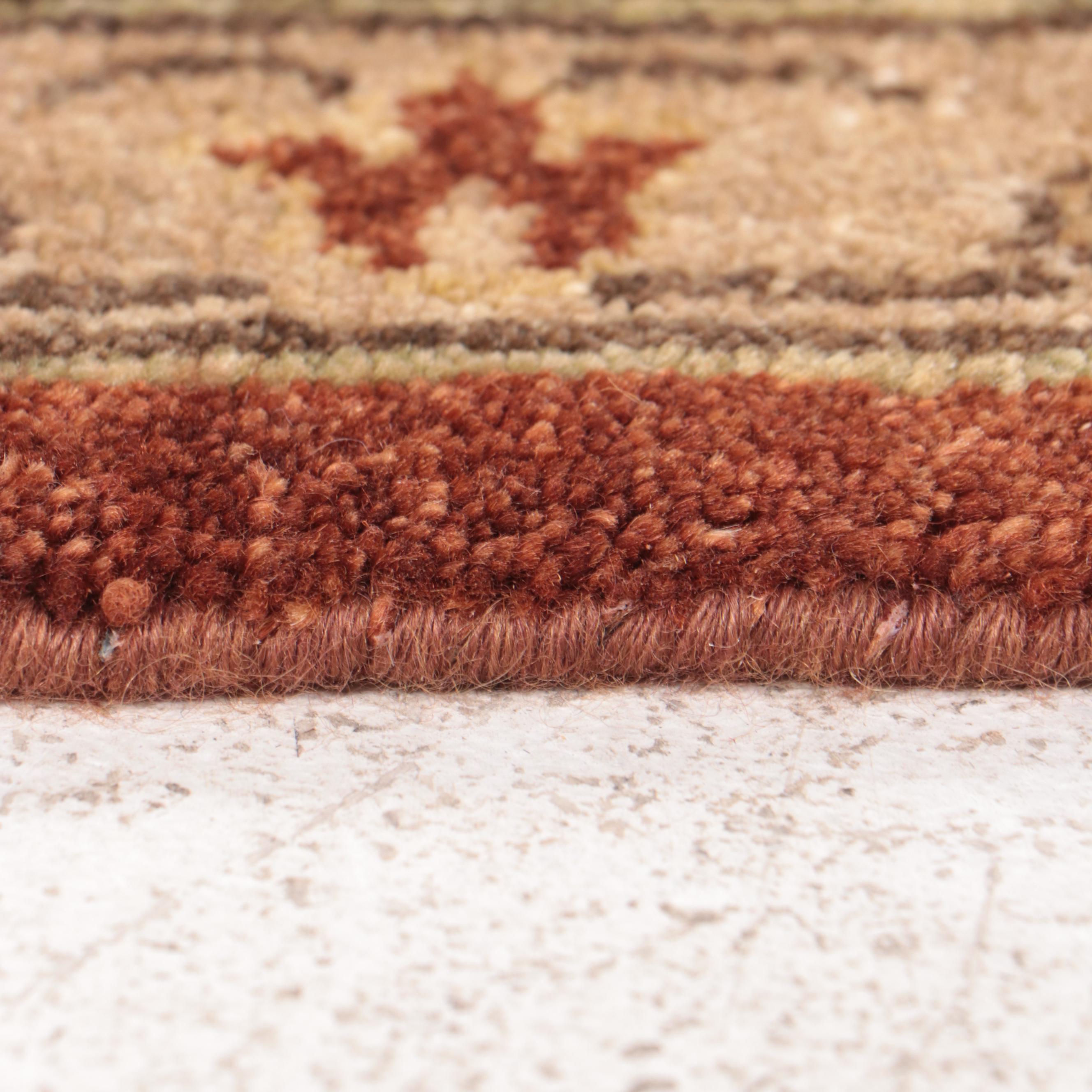 7'11 x 9'10 Hand-Knotted Indian Agra Area Rug