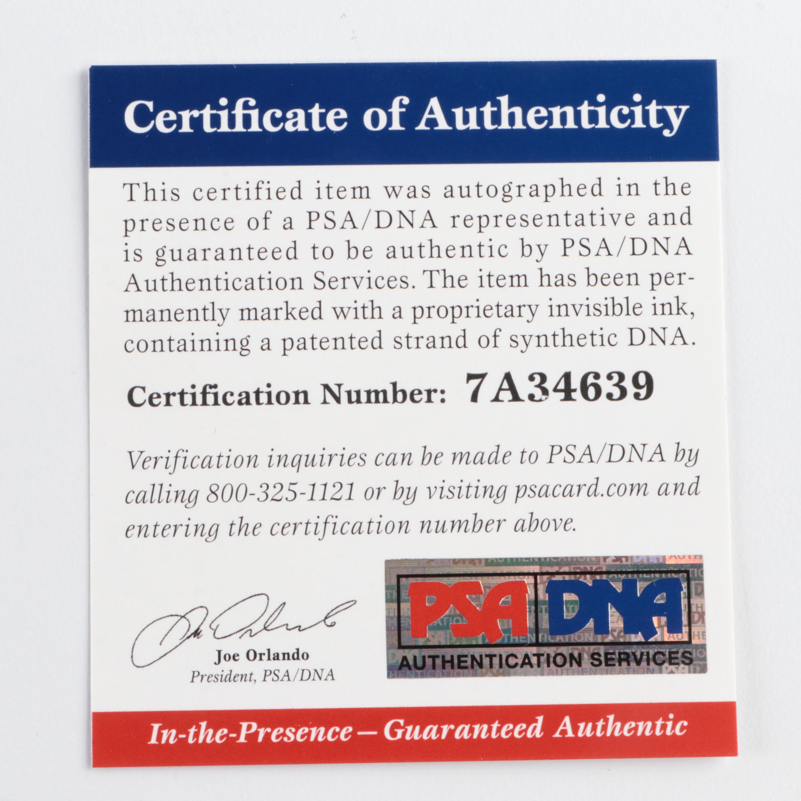 Pelé Signed Brazil CBD Soccer Jersey