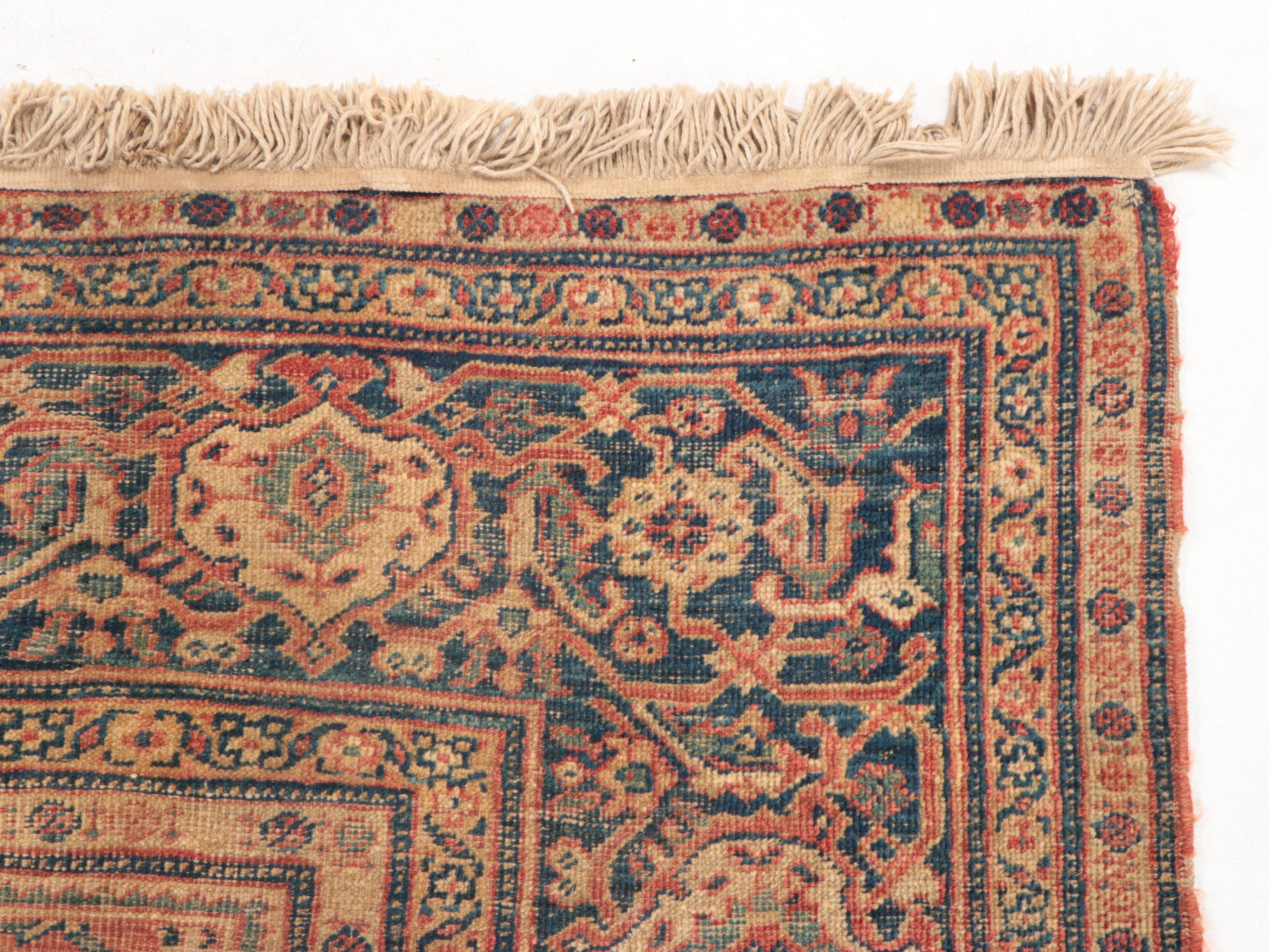 8'11 x 10'9 Hand-Knotted Persian Veramin Area Rug