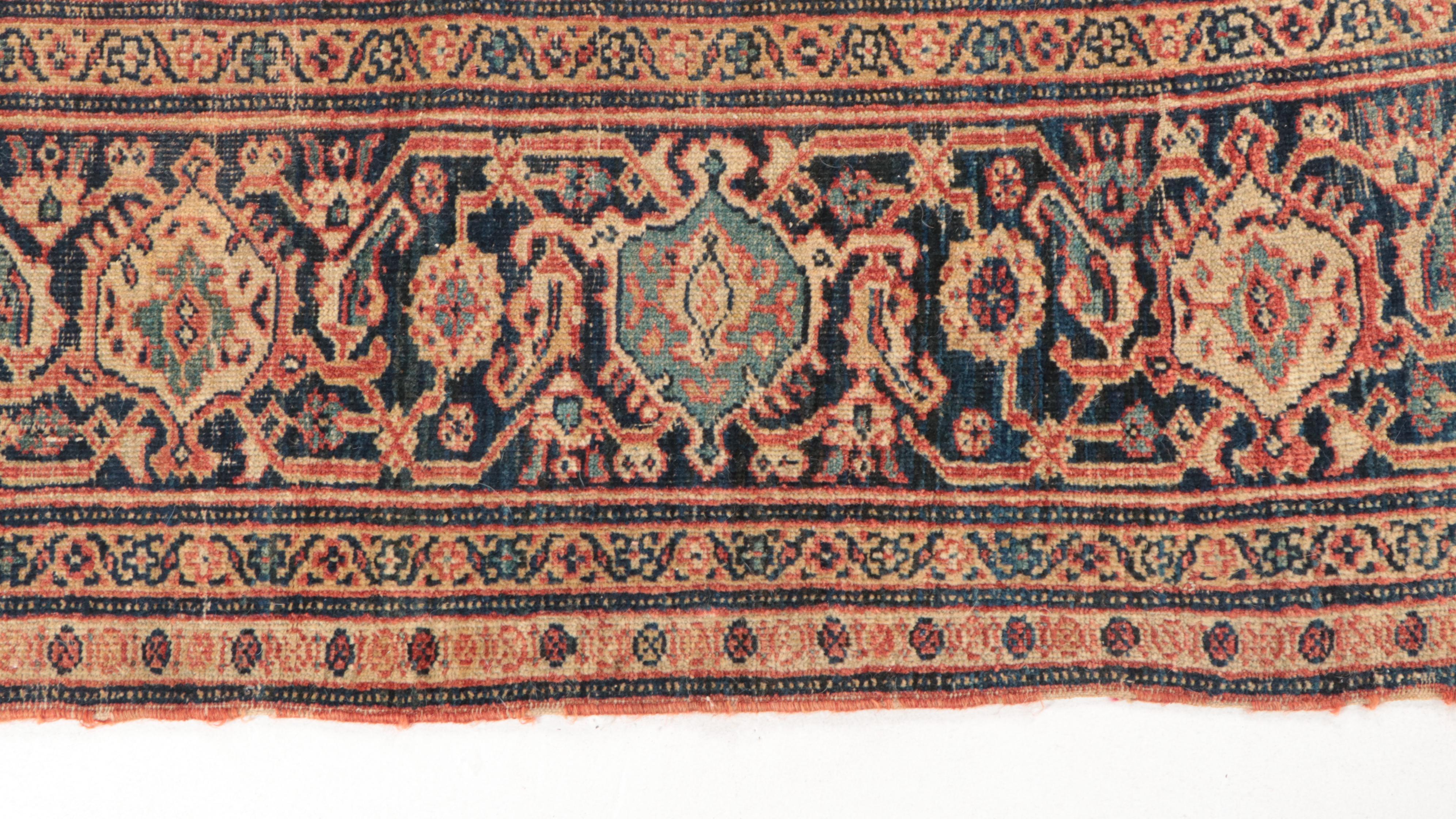 8'11 x 10'9 Hand-Knotted Persian Veramin Area Rug
