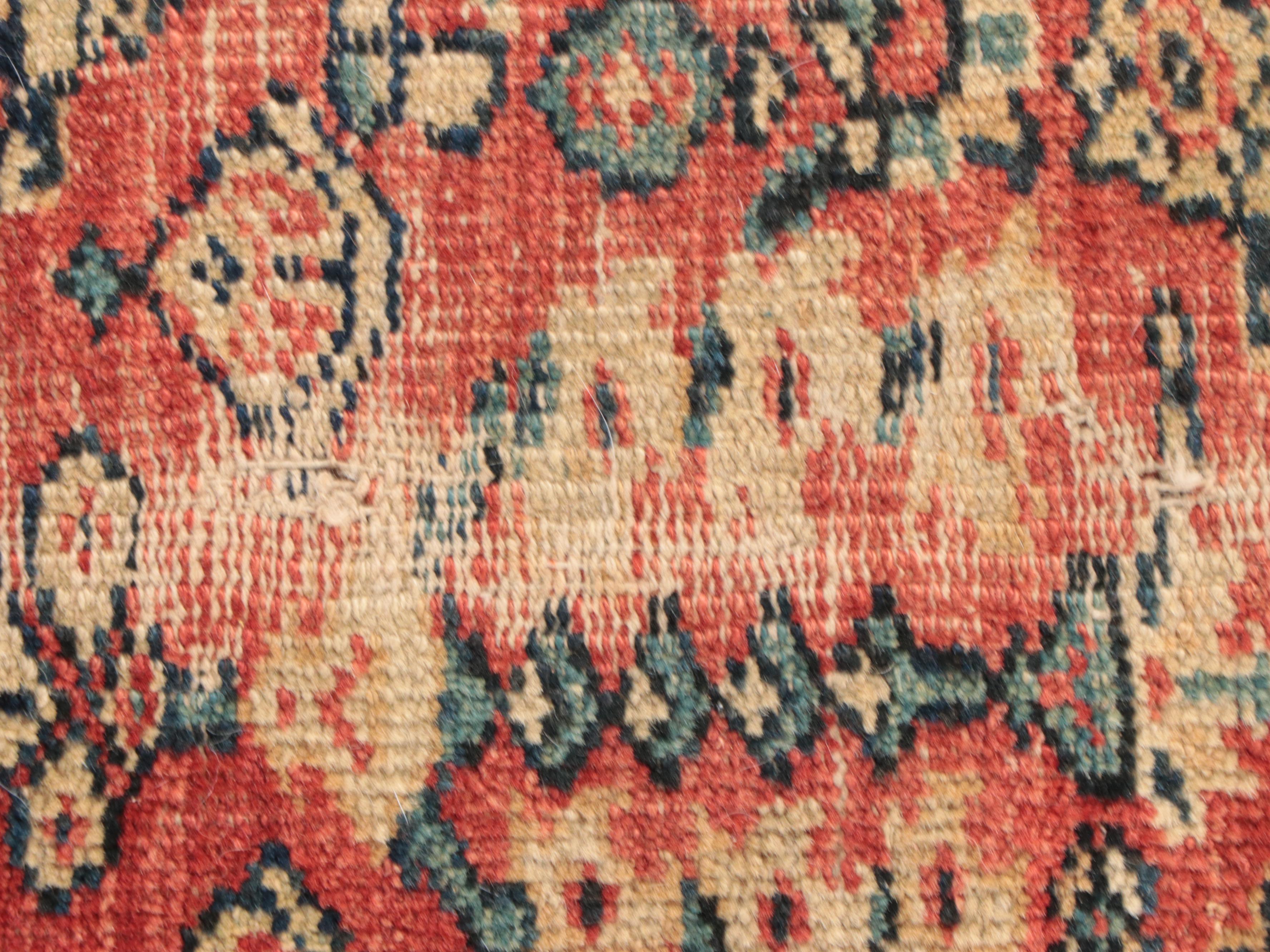 8'11 x 10'9 Hand-Knotted Persian Veramin Area Rug