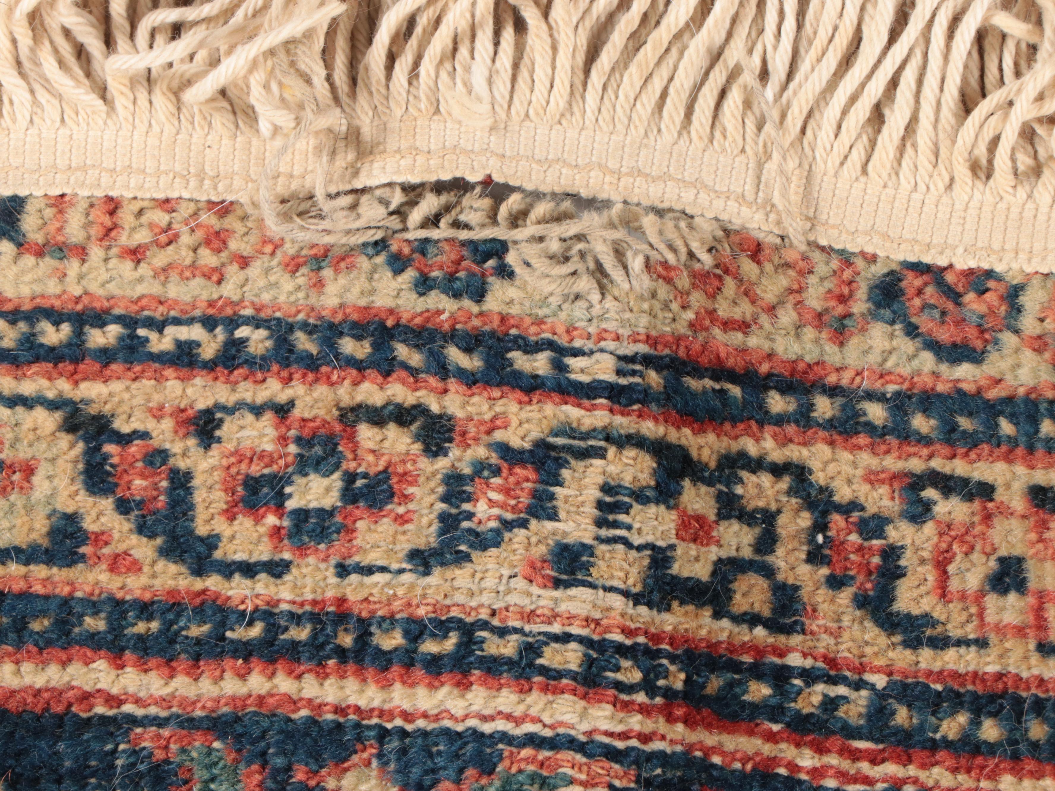 8'11 x 10'9 Hand-Knotted Persian Veramin Area Rug