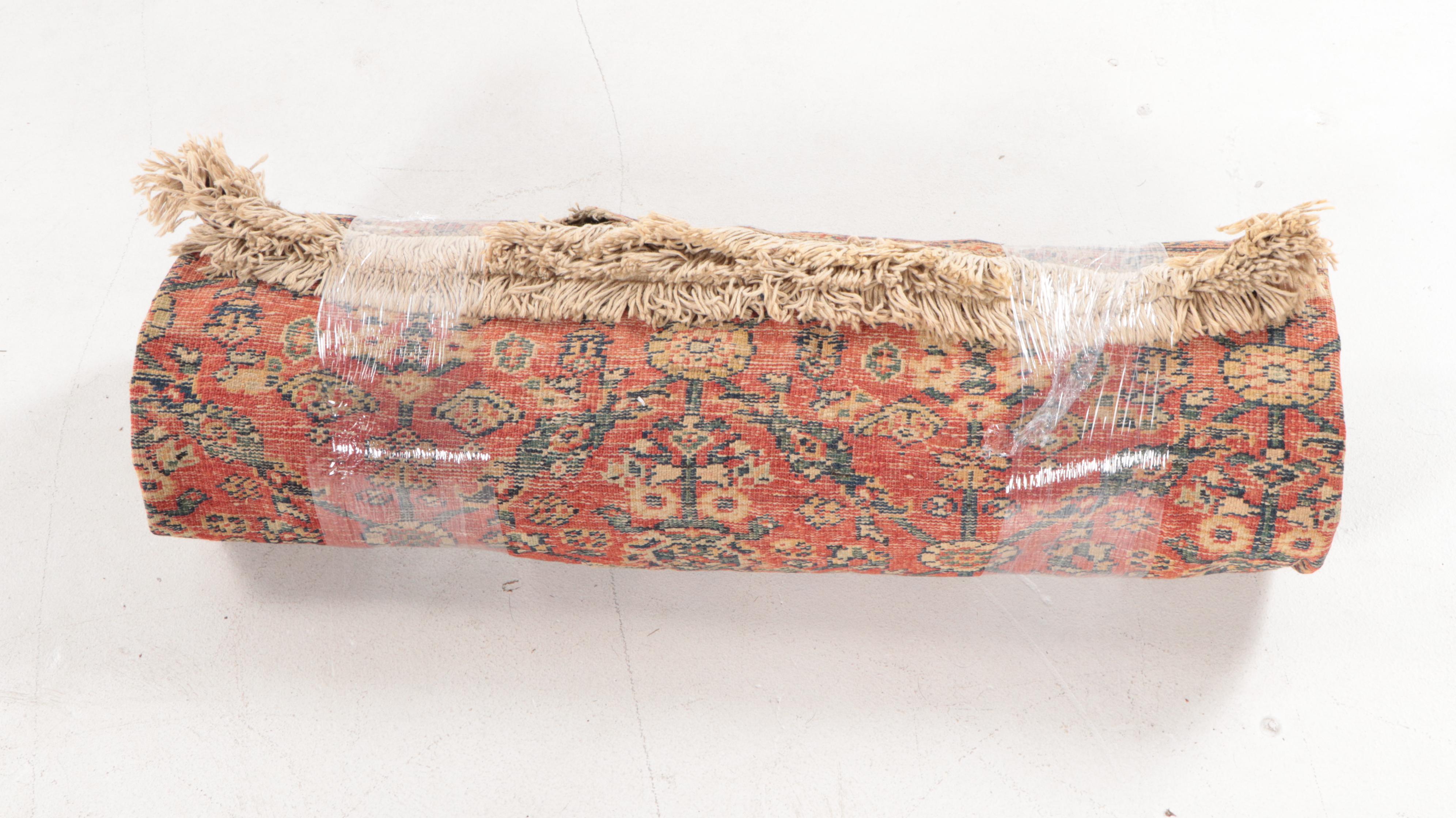 8'11 x 10'9 Hand-Knotted Persian Veramin Area Rug