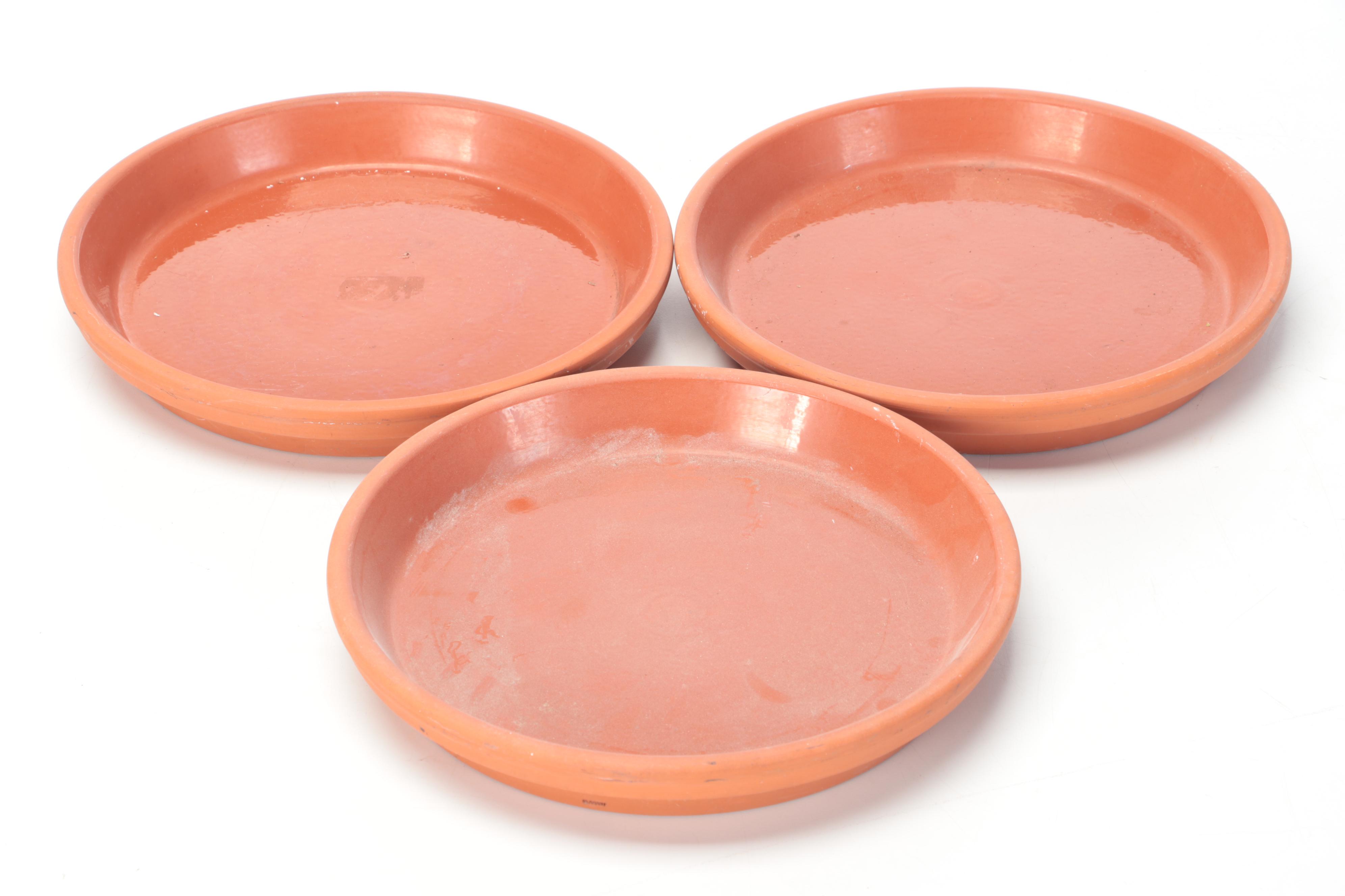 Scroll Wrought Metal Plant Stands with Flower Pot Trivets on Casters