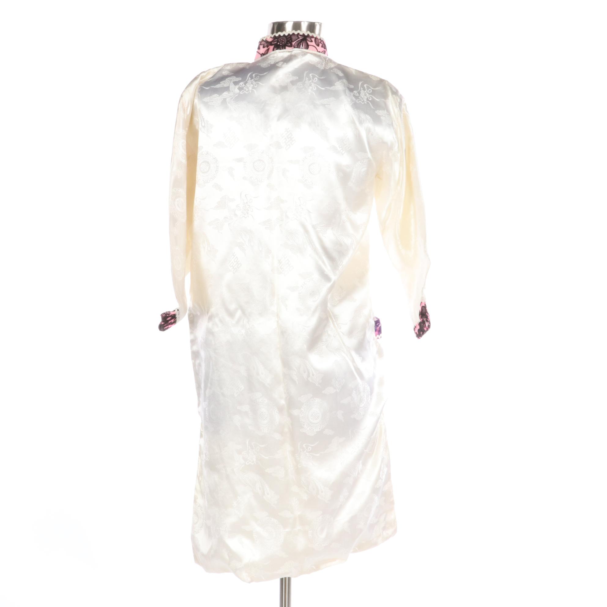 Chinese Syle Jacket in Silk Jacquard