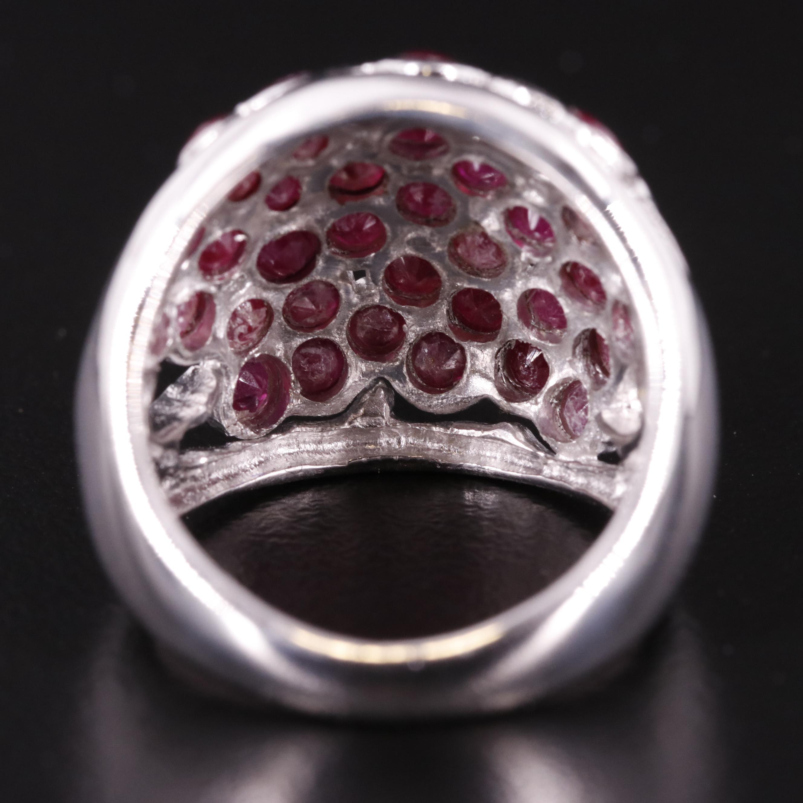 Sterling Ruby Dome Ring