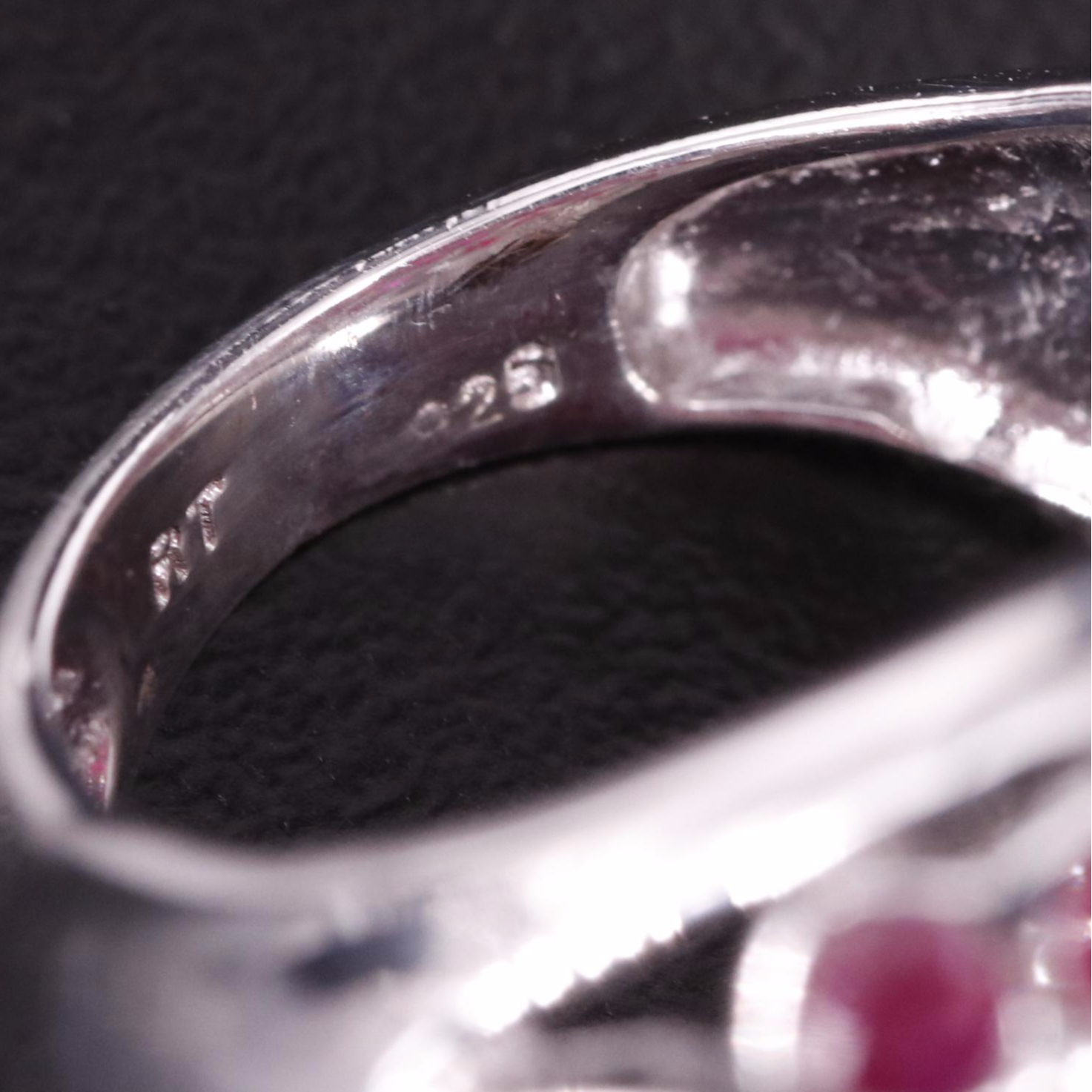 Sterling Ruby Dome Ring