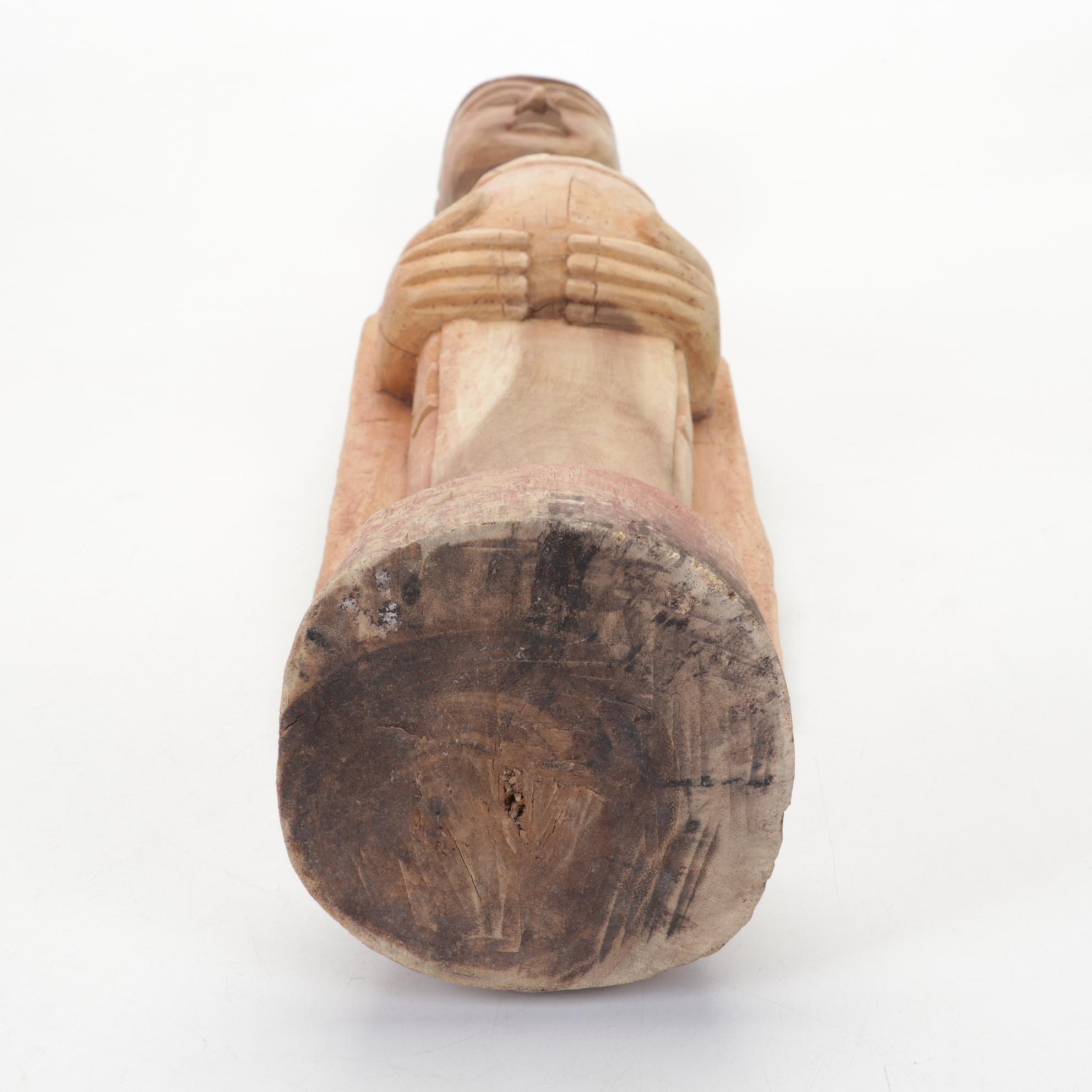 Gene Hamby Bookends with International Wood Art Carvings