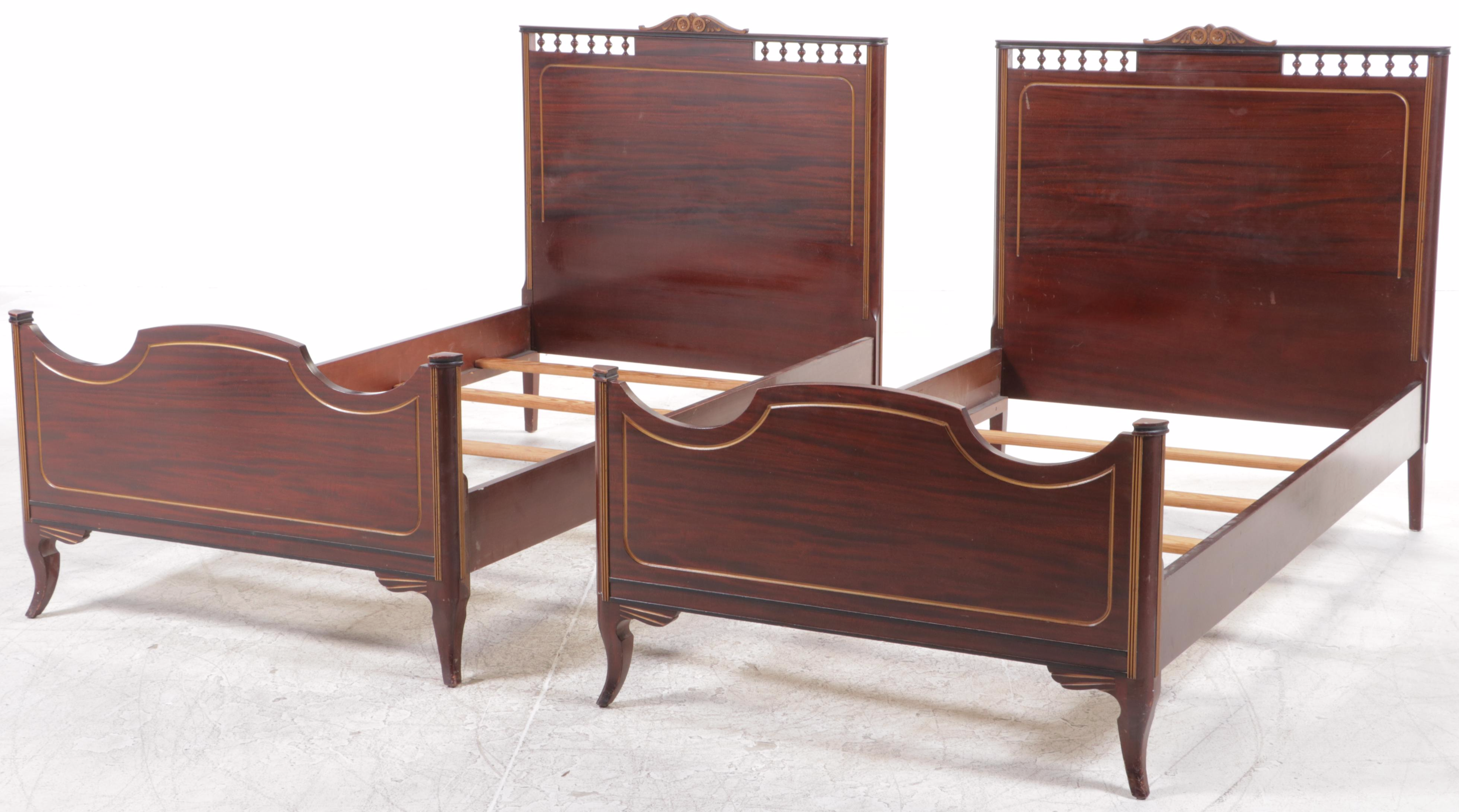 Neoclassical Style Mahogany Bedroom Suite, 1920s