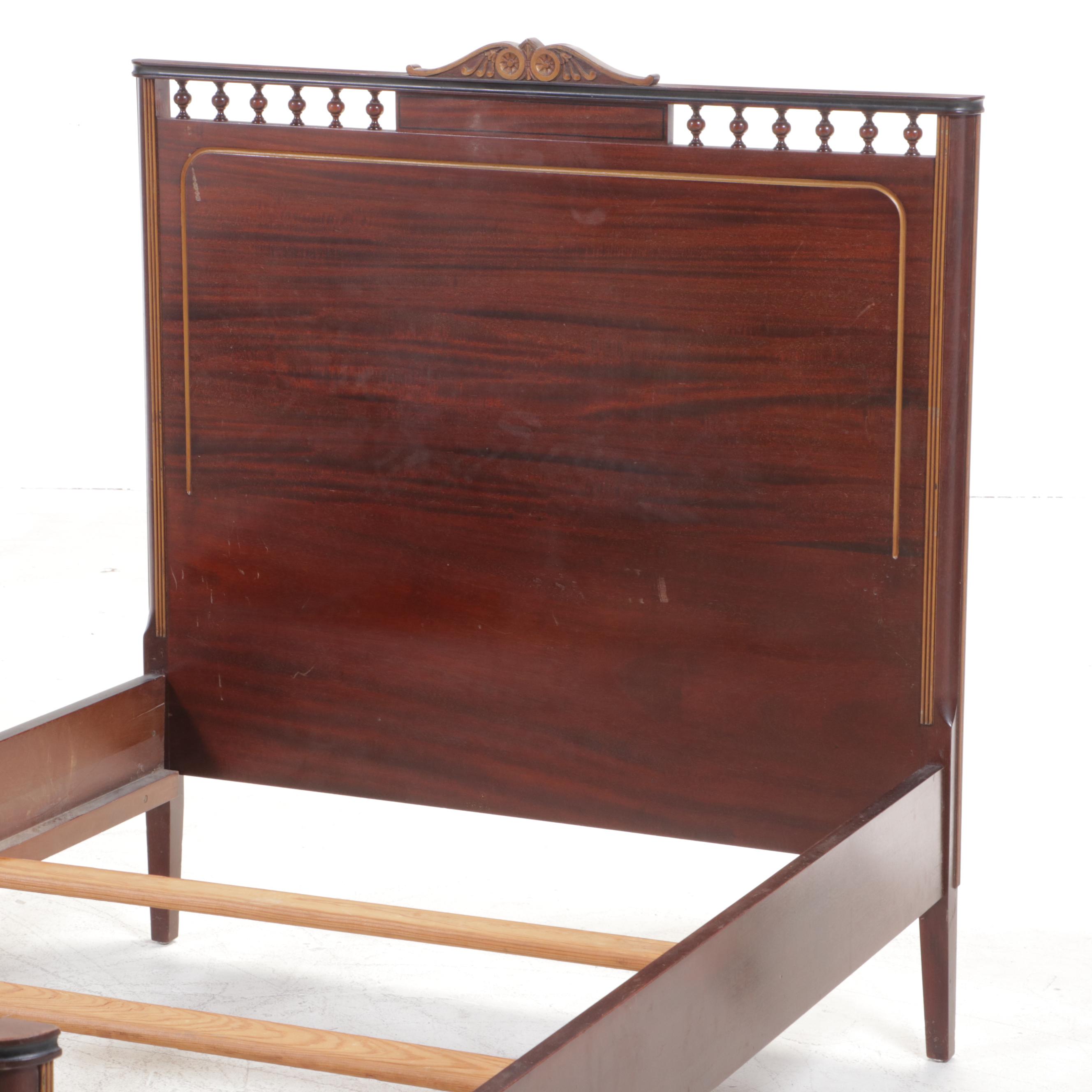 Neoclassical Style Mahogany Bedroom Suite, 1920s