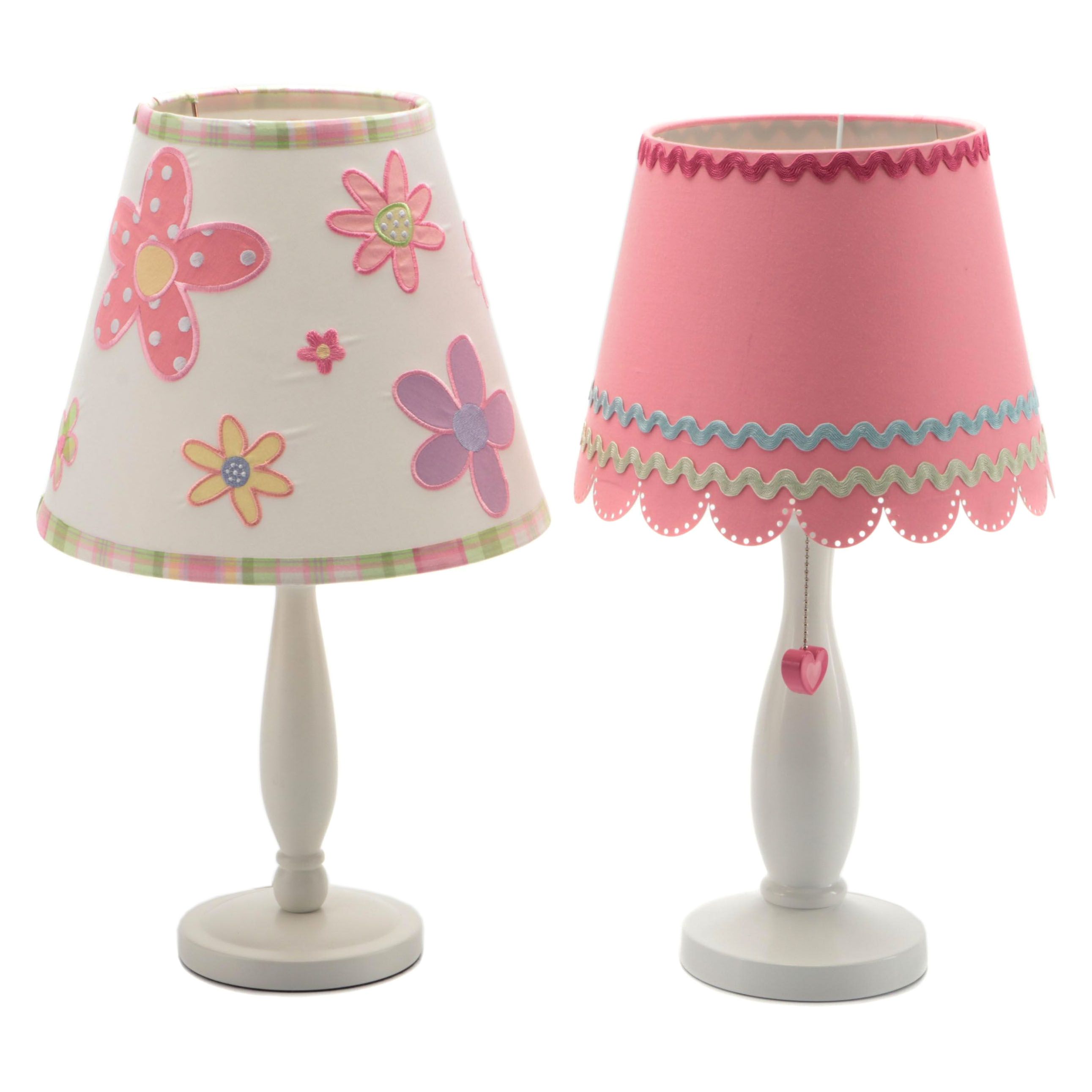 Circo for Target Boudoir Lamps With Custom Shades, Contemporary