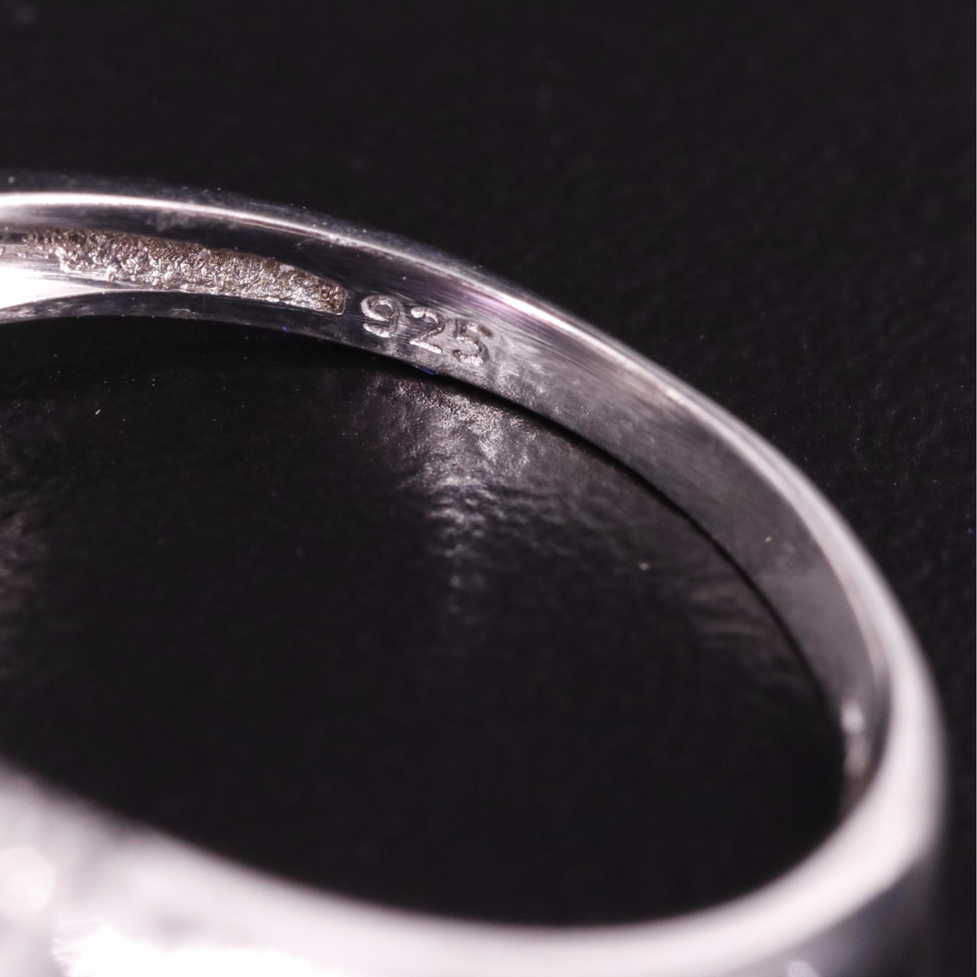 Sterling Amethyst Solitaire Ring