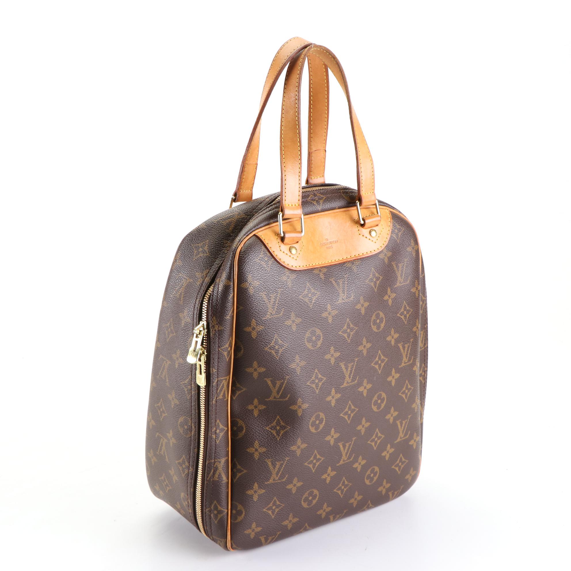 Louis Vuitton Excursion Shoe Bag in Monogram Canvas and Vachetta Leather