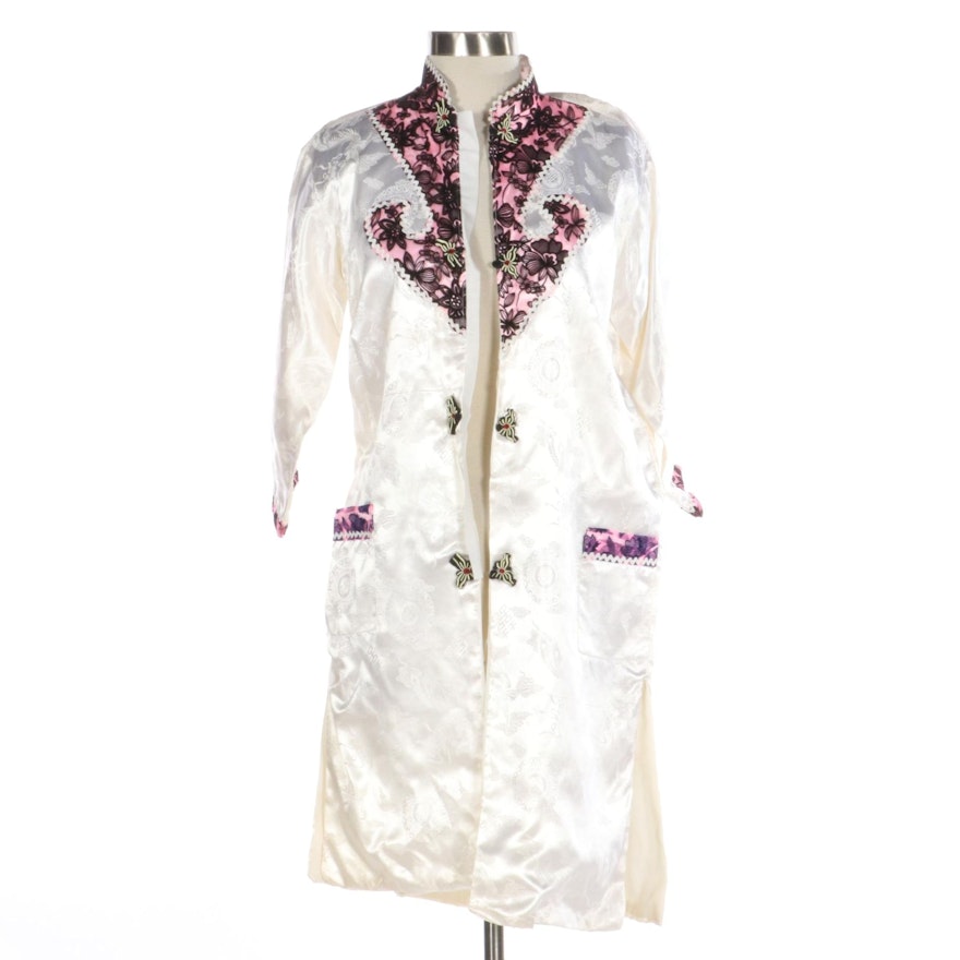 Chinese Syle Jacket in Silk Jacquard