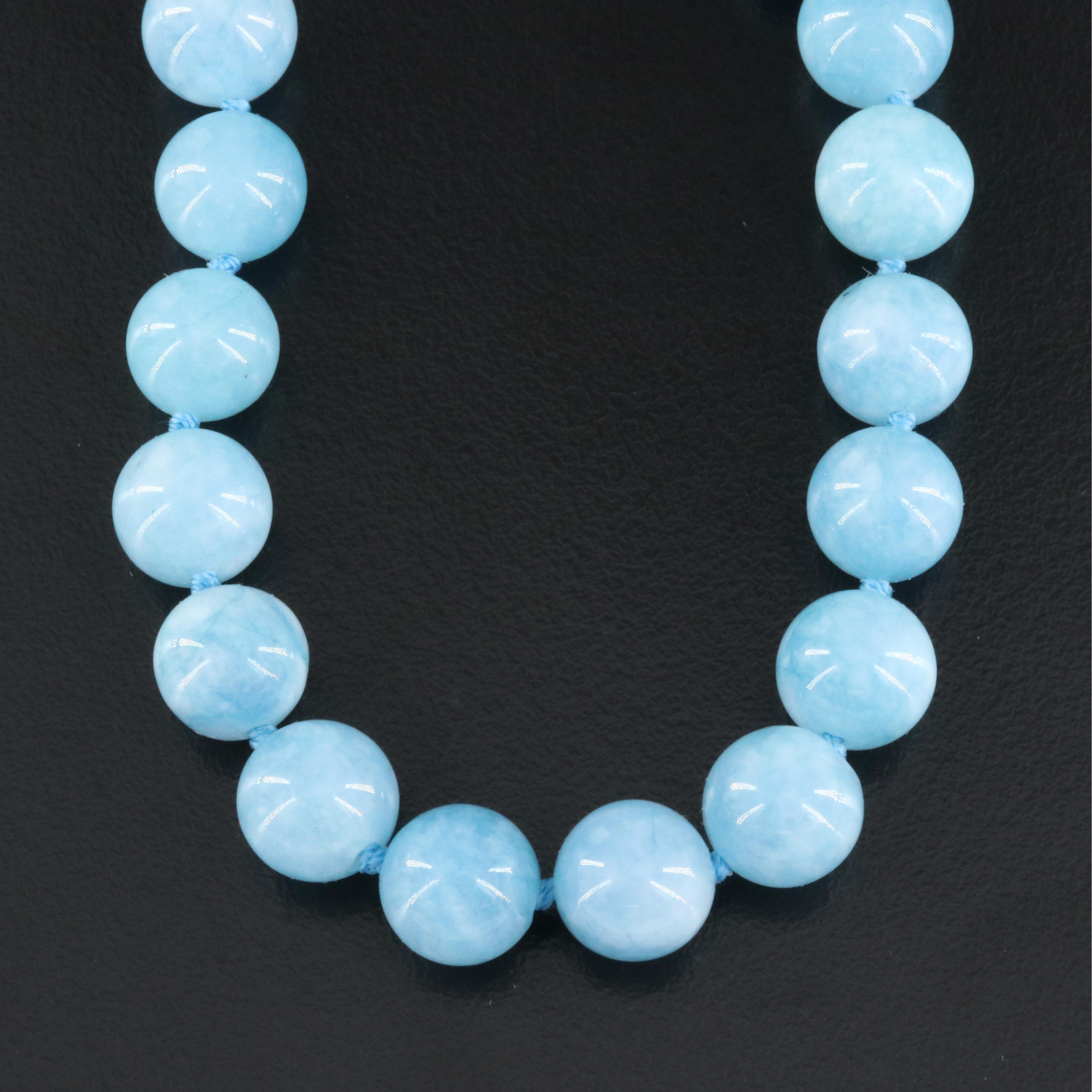 Quartz Necklace with 14K Clasp