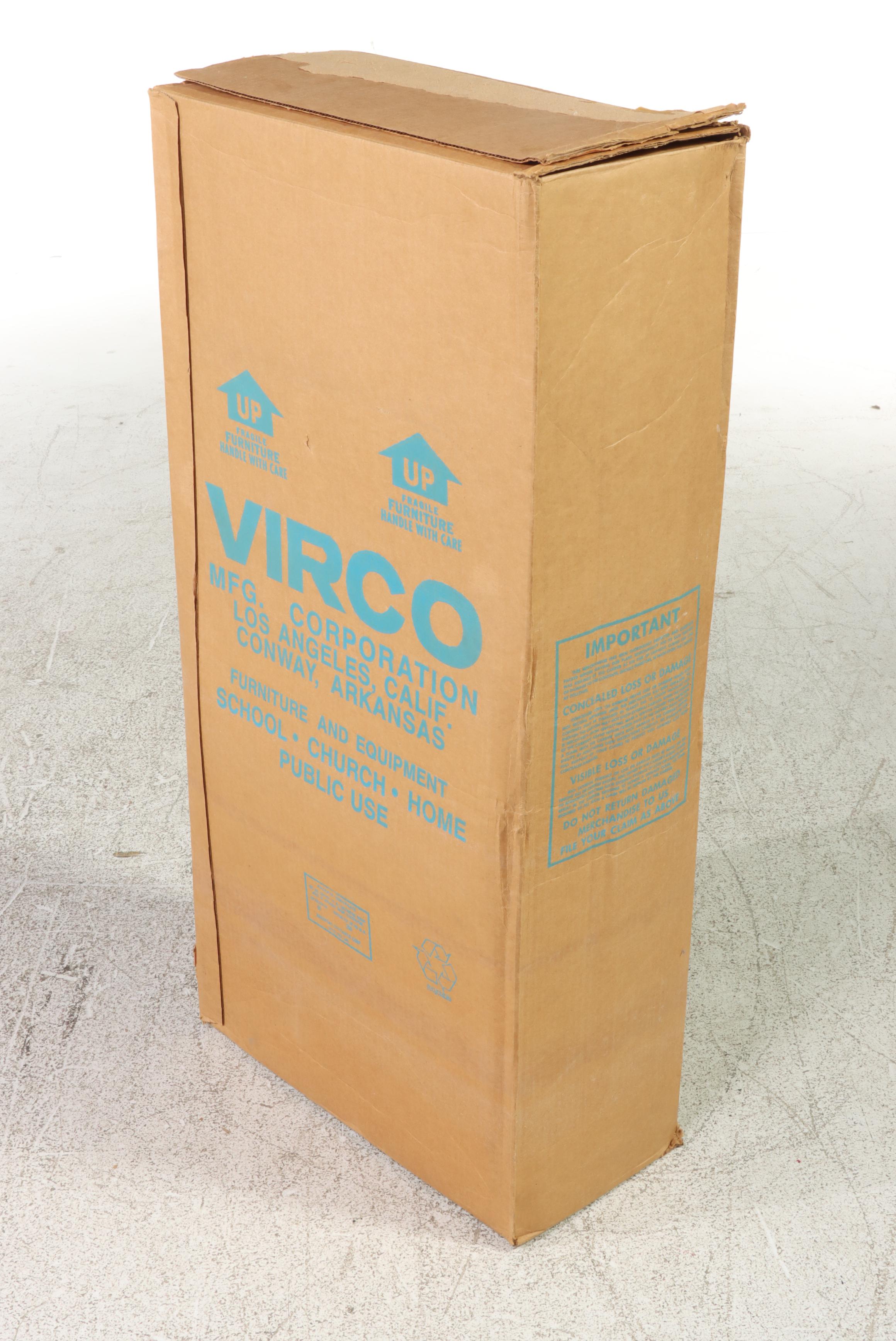 Virco Steel Folding Chairs in El Dorado Bronze Finish