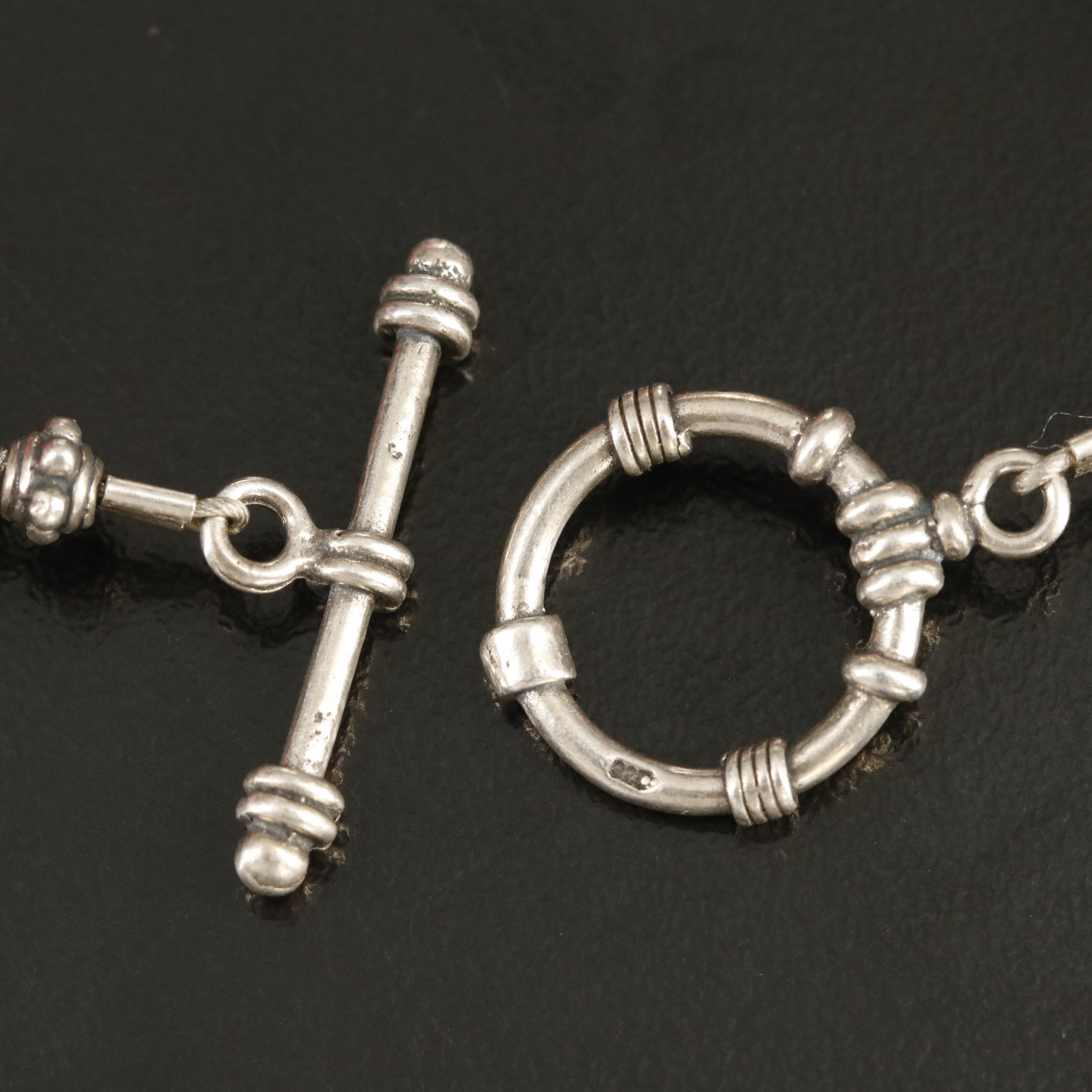 Coral Necklace with Sterling Clasp