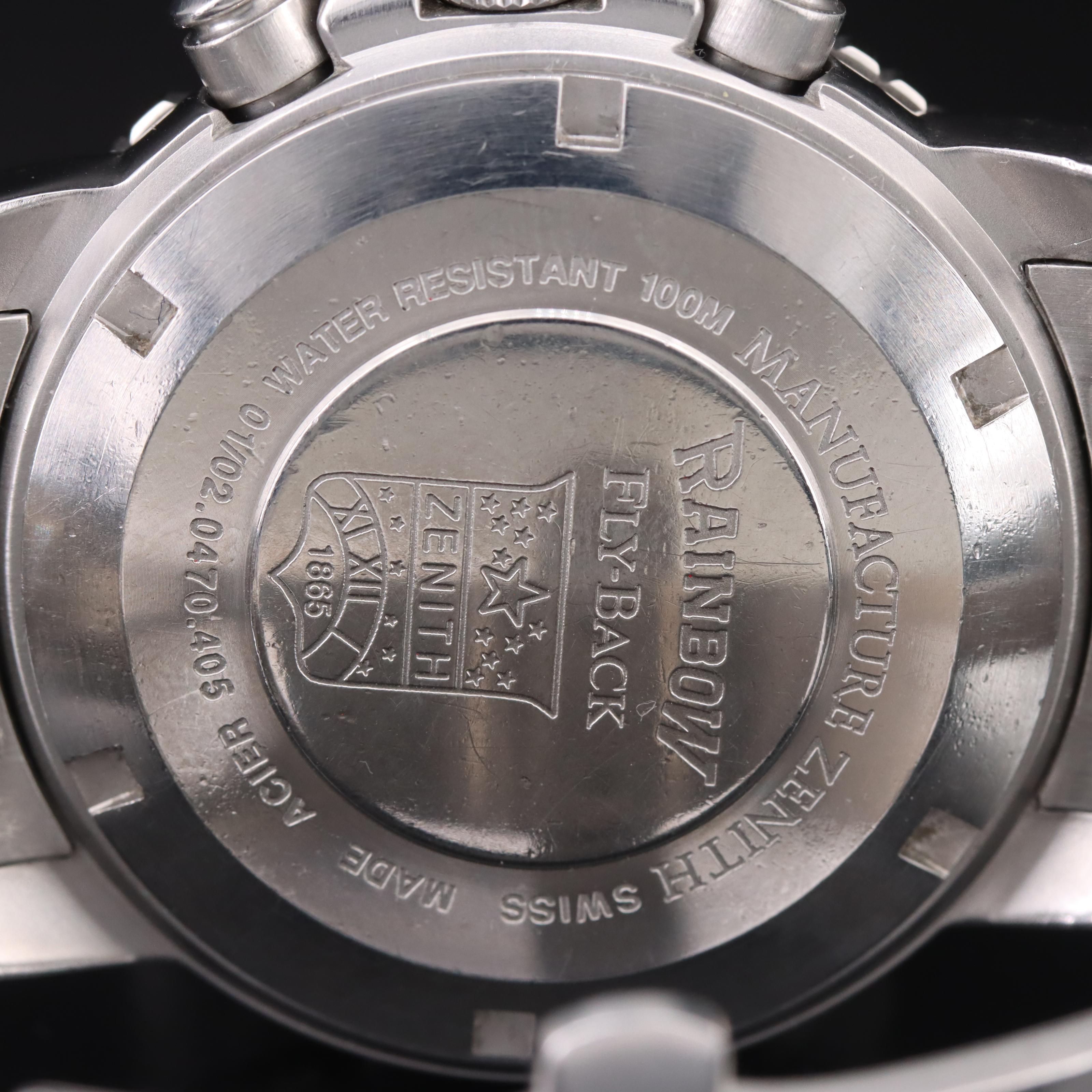 Zenith El Primero Rainbow Fly-Back Chronograph Watch