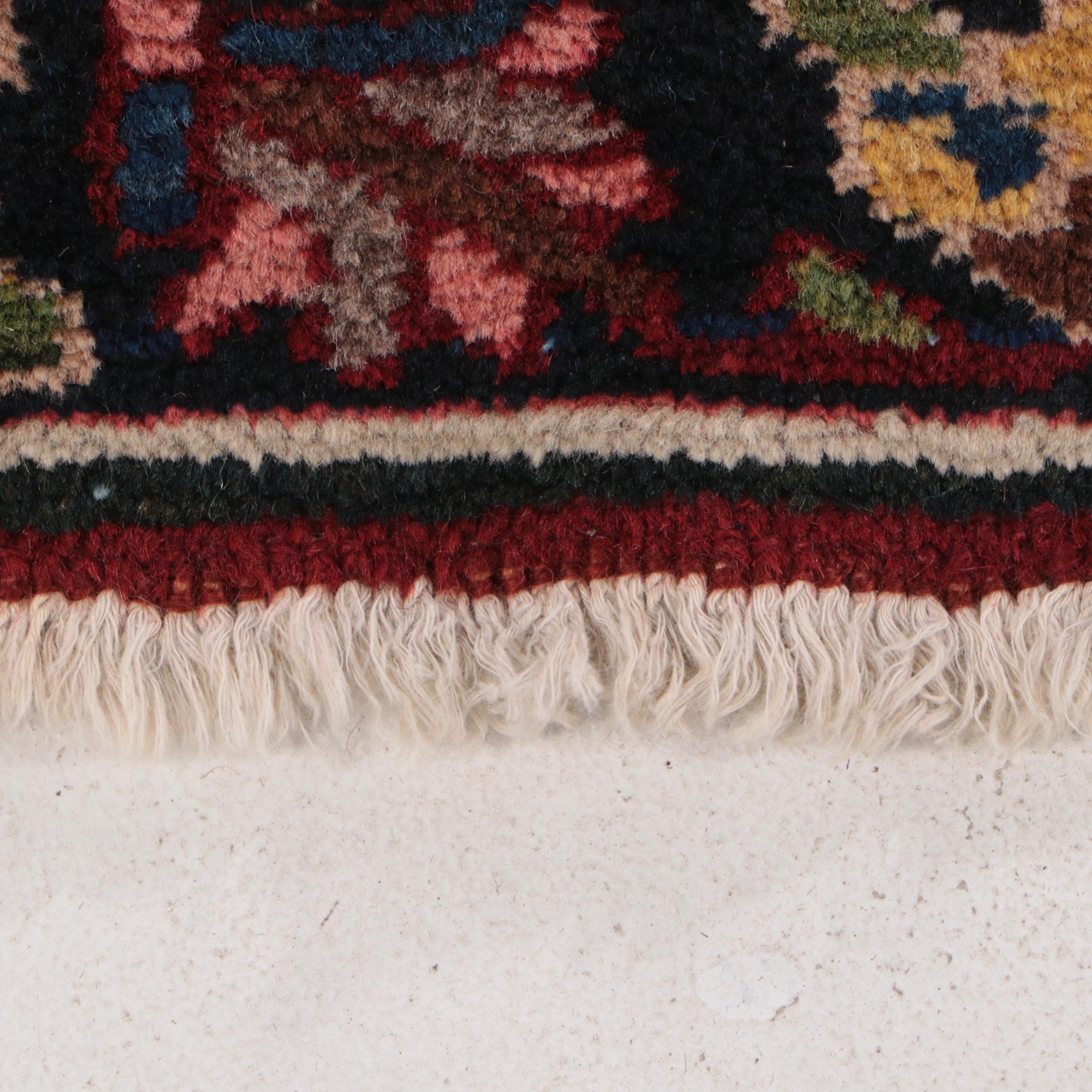 11'4 x 15'6 Hand-Knotted Persian Bakhtiari Area Rug, Semi-Antique