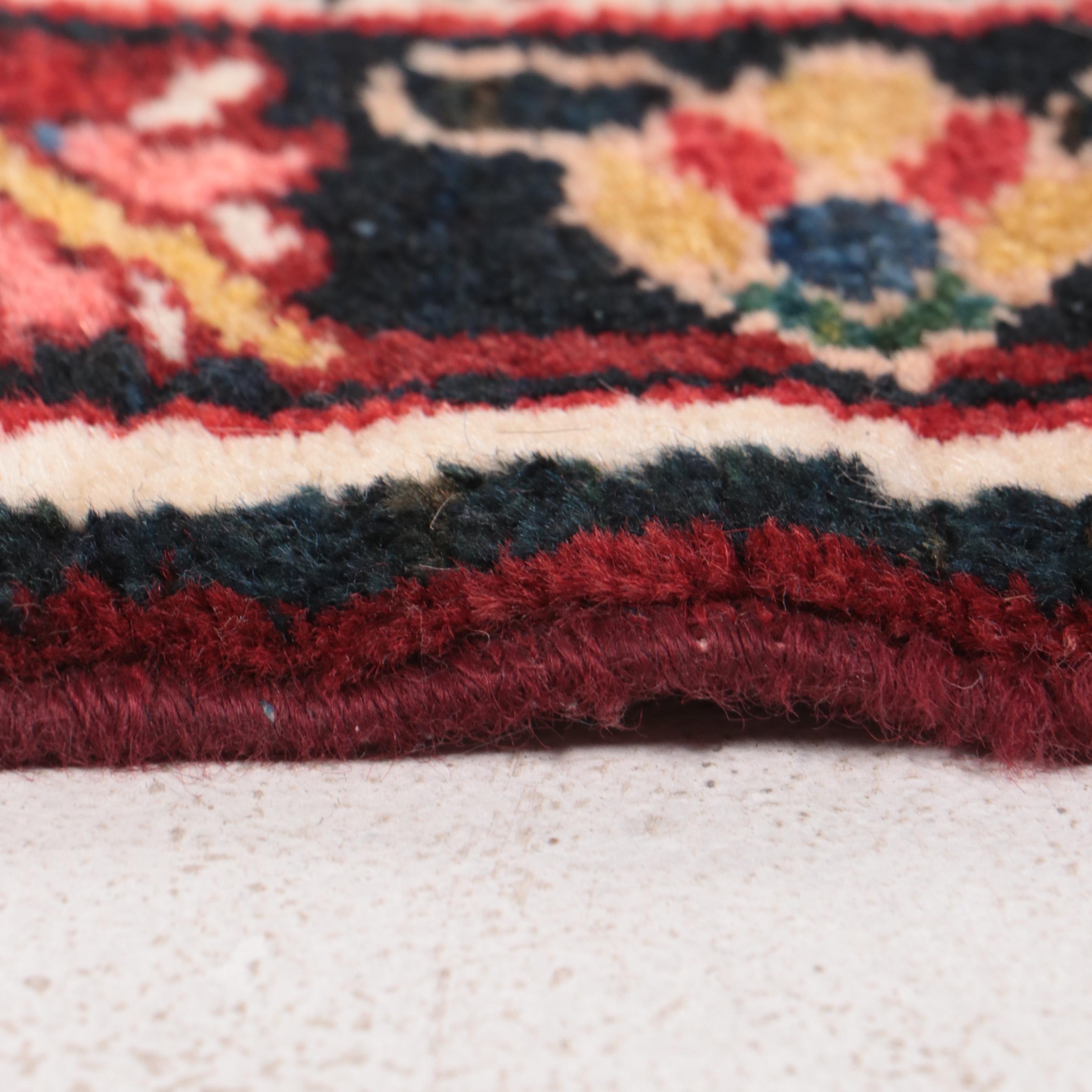 11'4 x 15'6 Hand-Knotted Persian Bakhtiari Area Rug, Semi-Antique