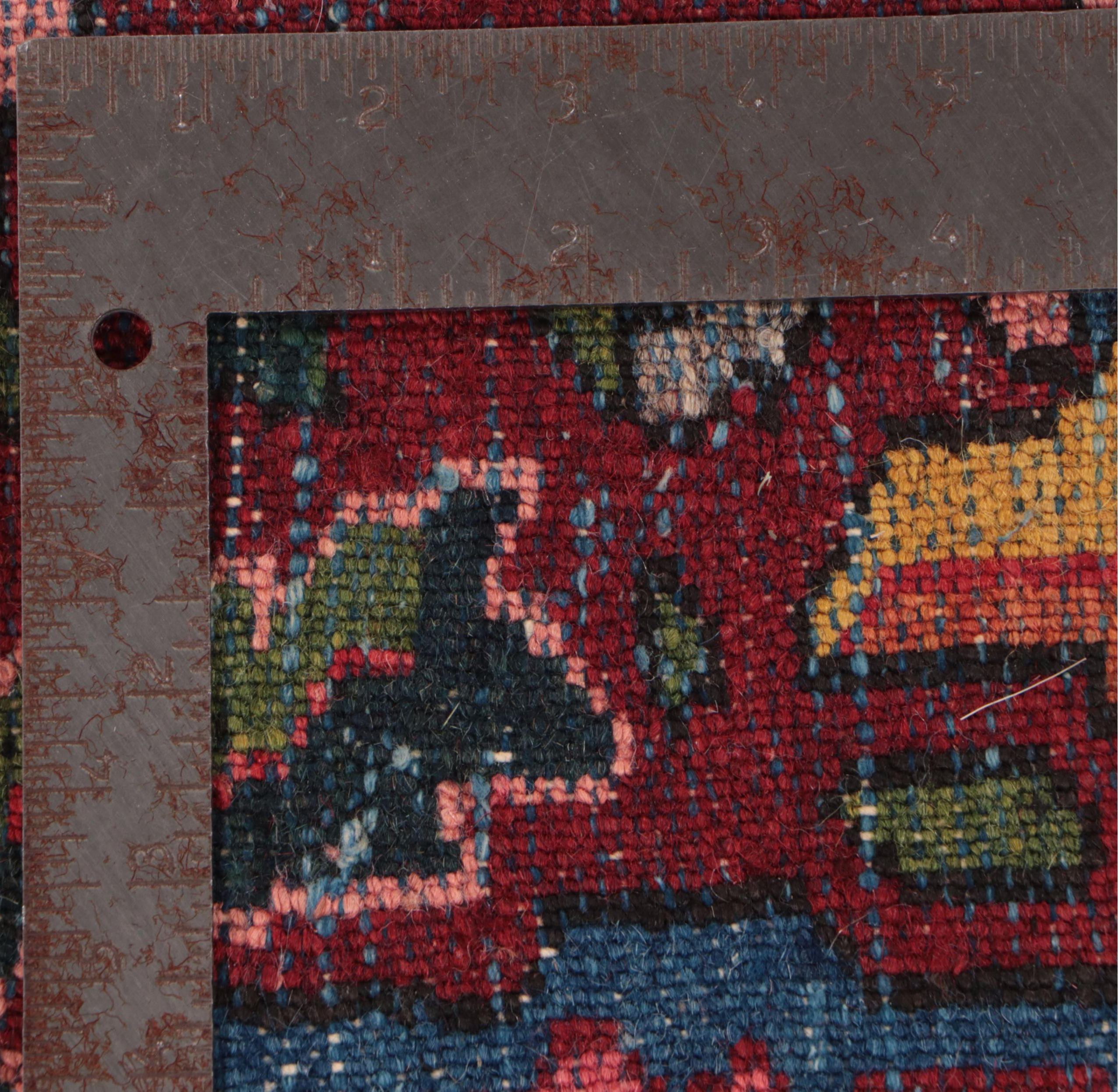 11'4 x 15'6 Hand-Knotted Persian Bakhtiari Area Rug, Semi-Antique