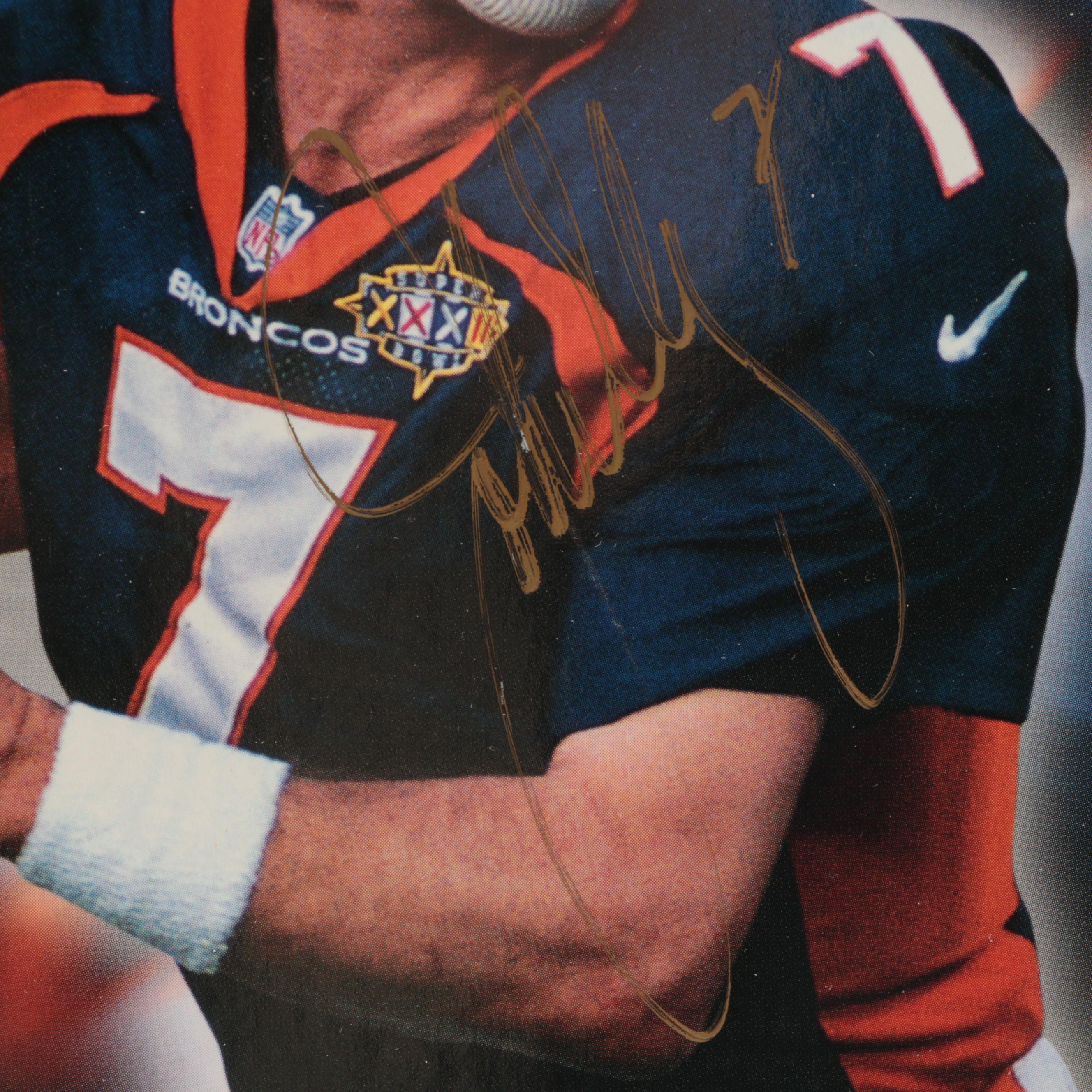 John Elway Signed Denver Broncos Super Bowl XXXII Champions Program