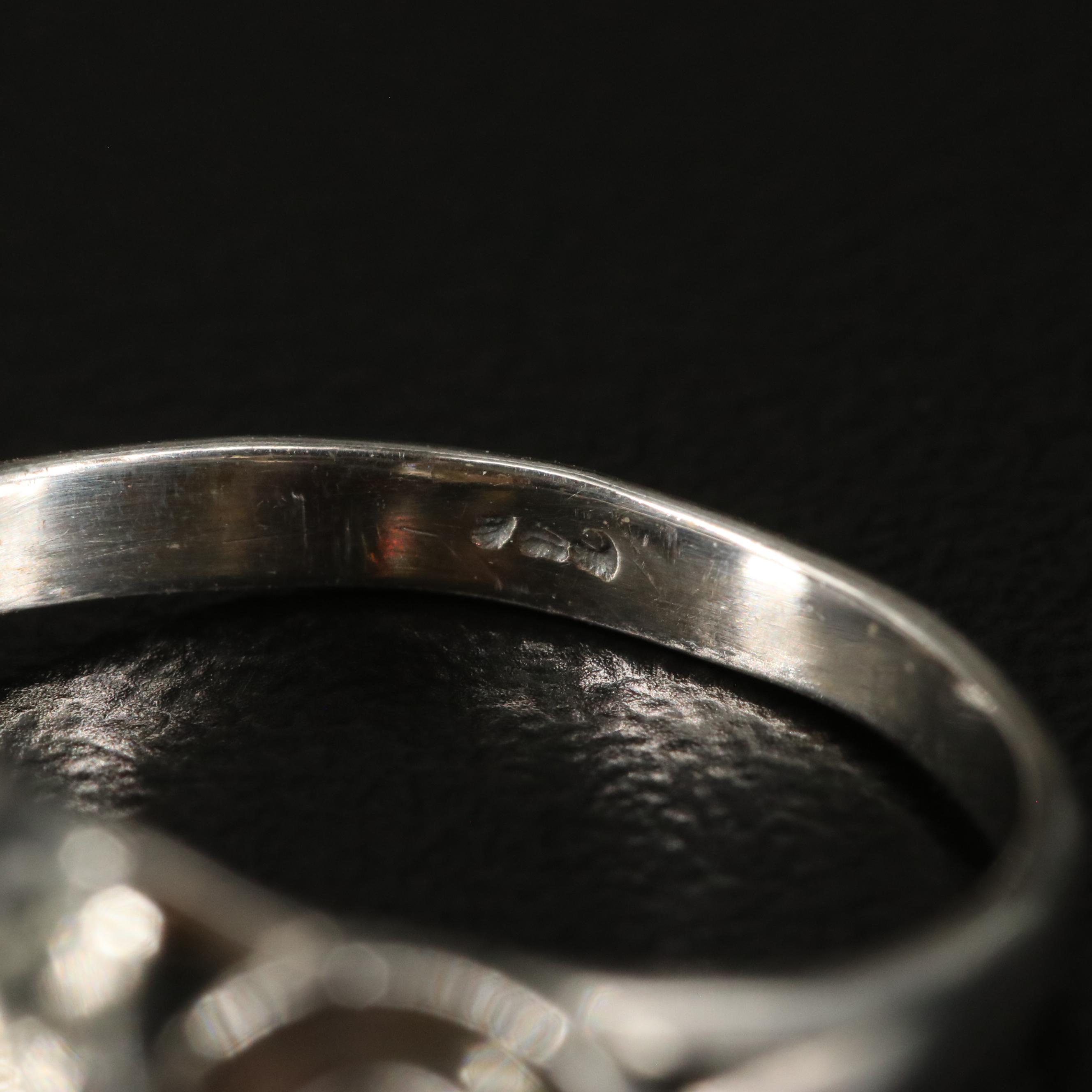 Sterling Citrine Tapered Ring