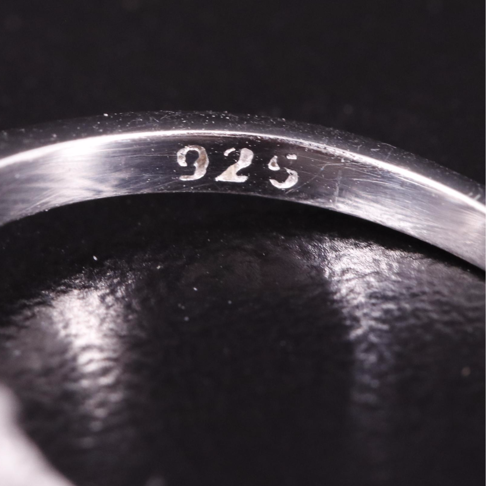 Sterling Sapphire and White Topaz Ring