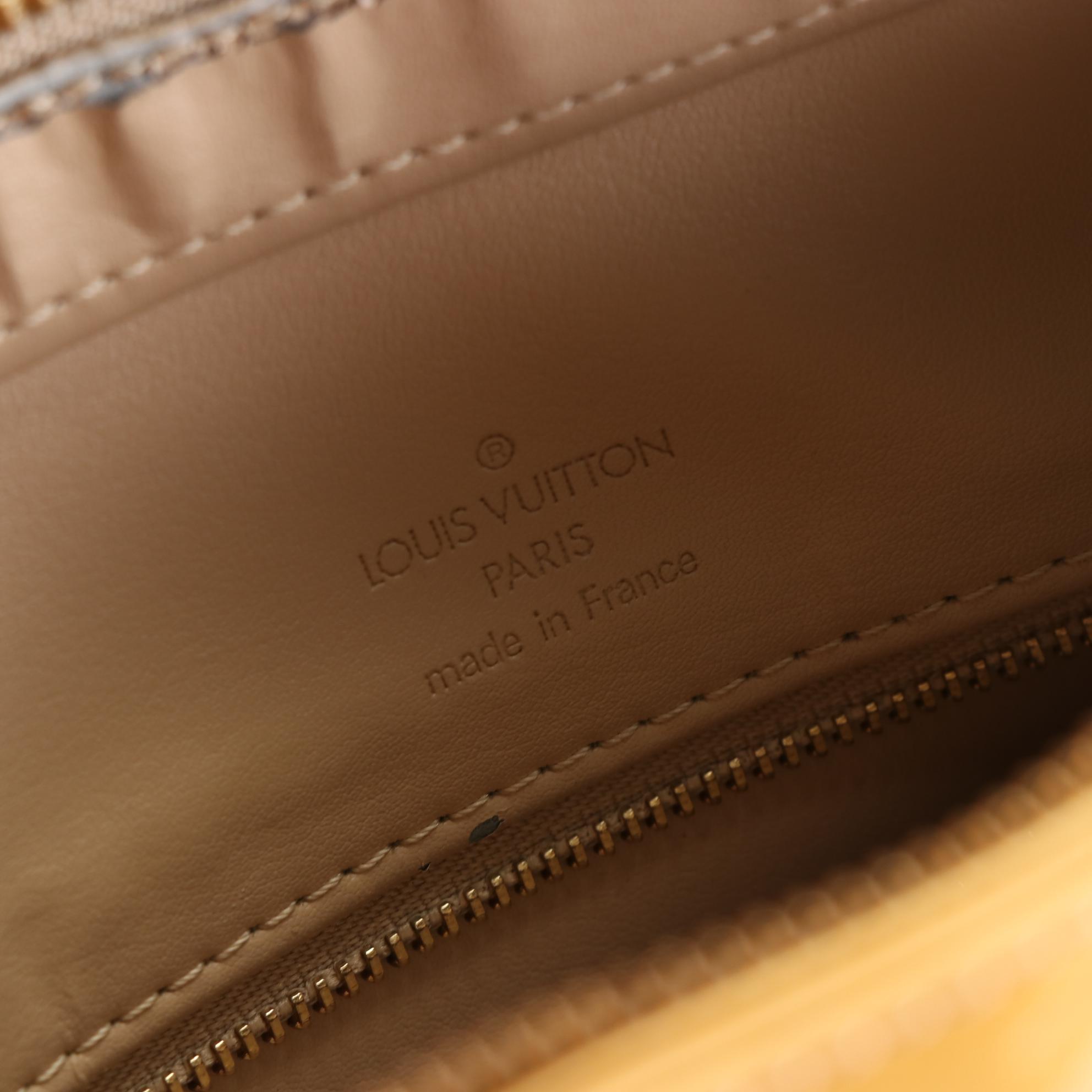 Louis Vuitton Houston Bag in Monogram Vernis and Vachetta Leather