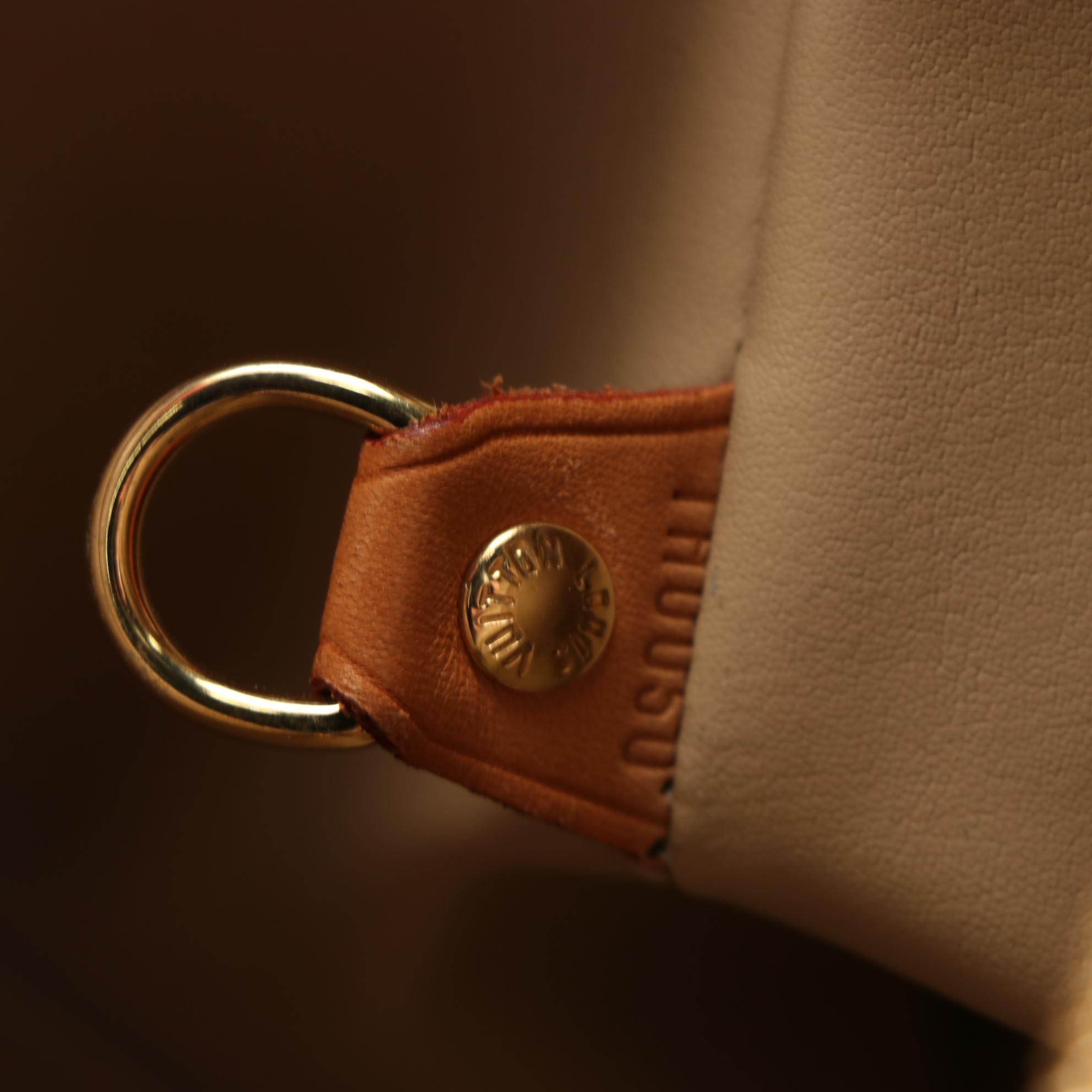 Louis Vuitton Houston Bag in Monogram Vernis and Vachetta Leather