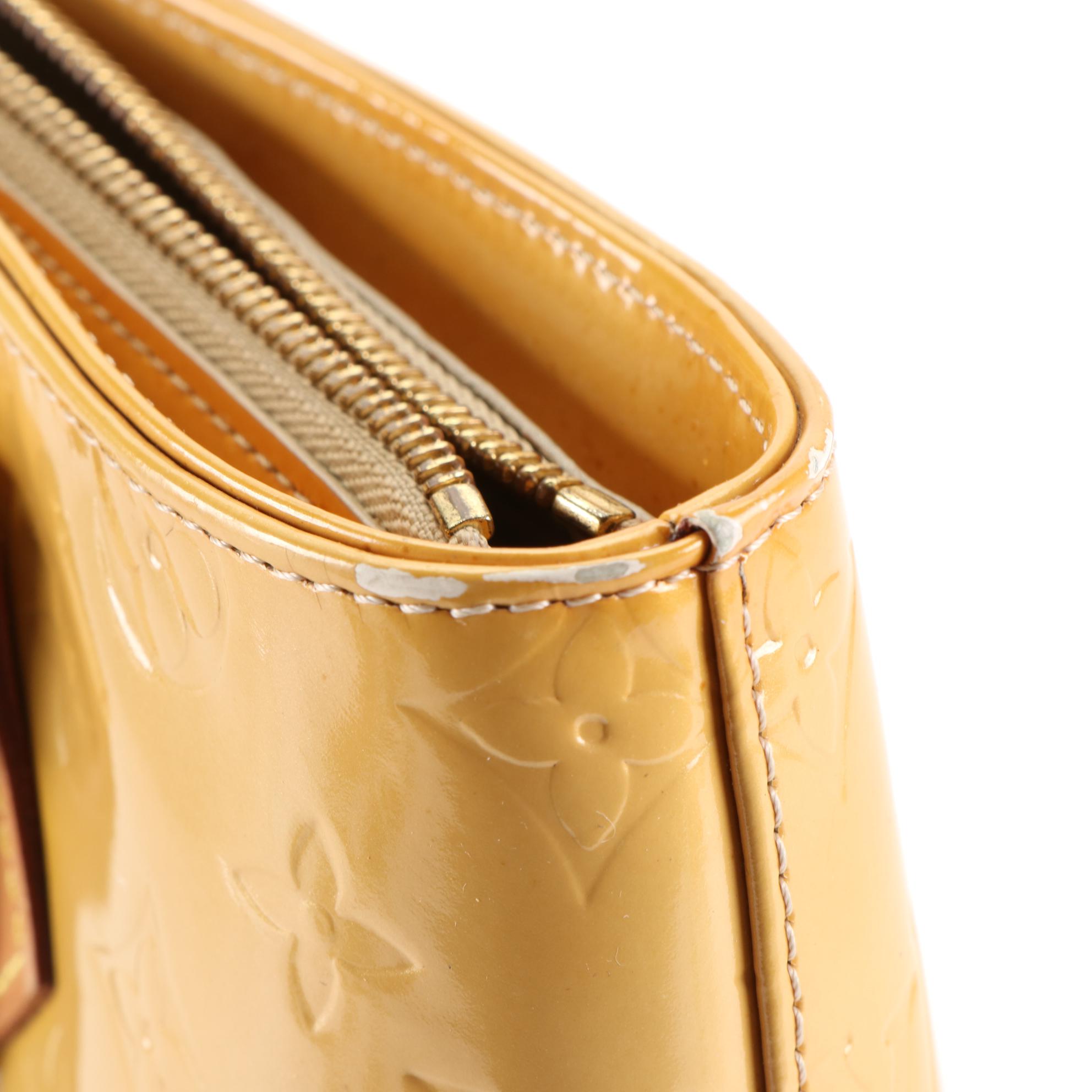 Louis Vuitton Houston Bag in Monogram Vernis and Vachetta Leather