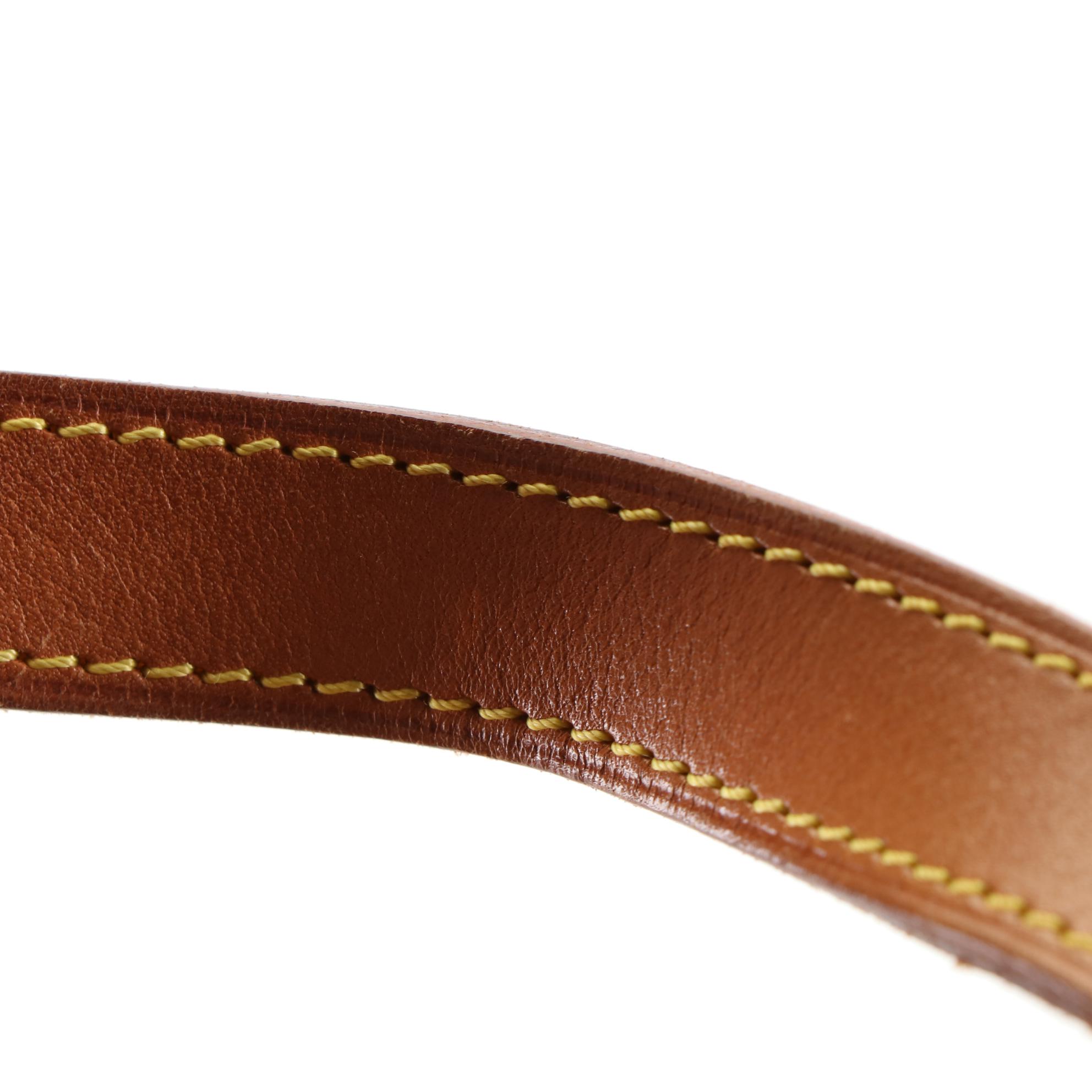 Louis Vuitton Houston Bag in Monogram Vernis and Vachetta Leather