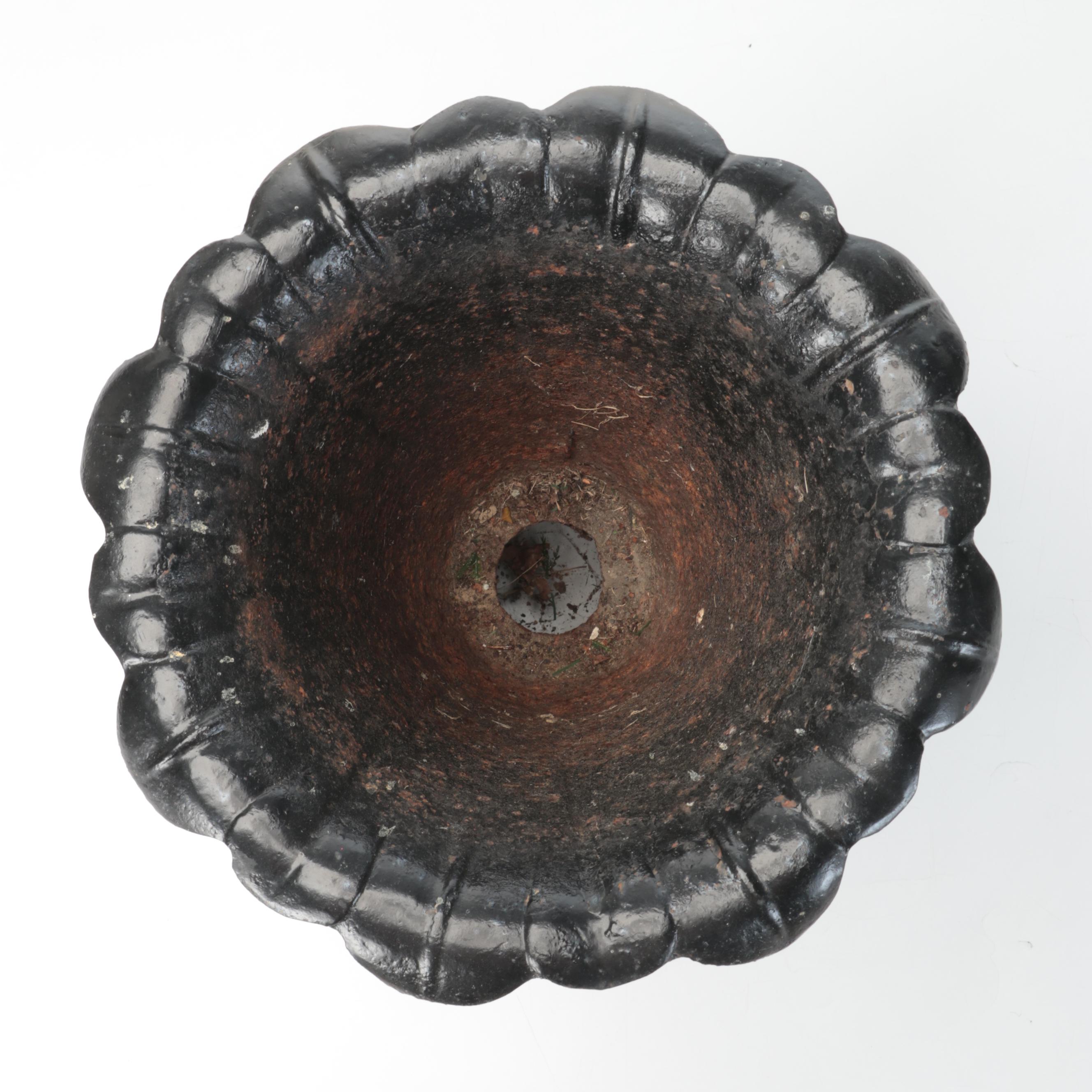 Cast Iron Garden Urn, Early to Mid 20th Century