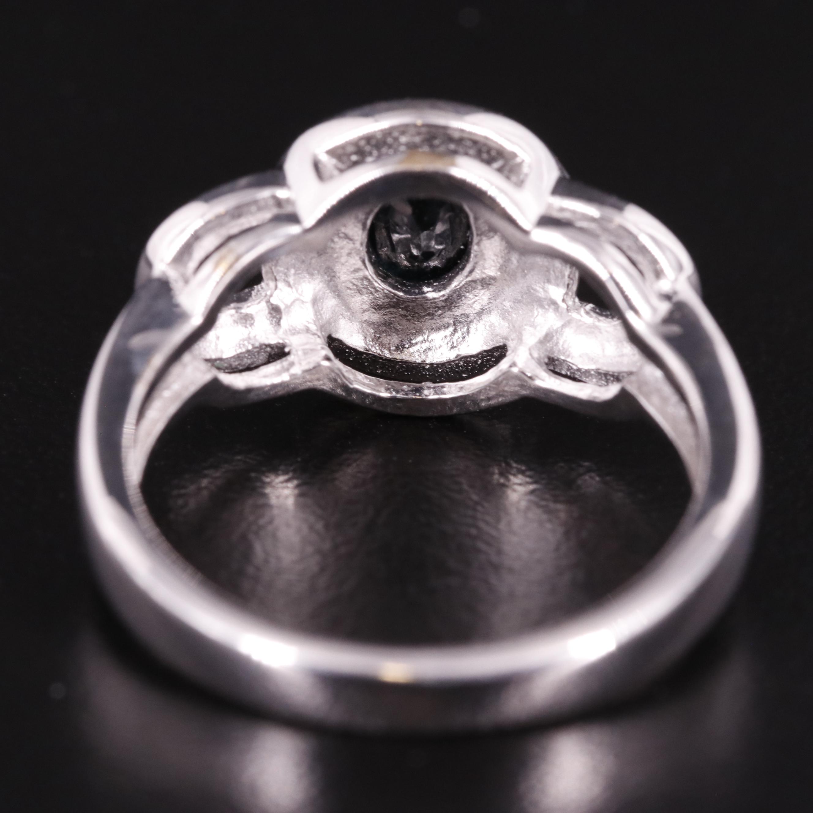 Sterling Sapphire Ring