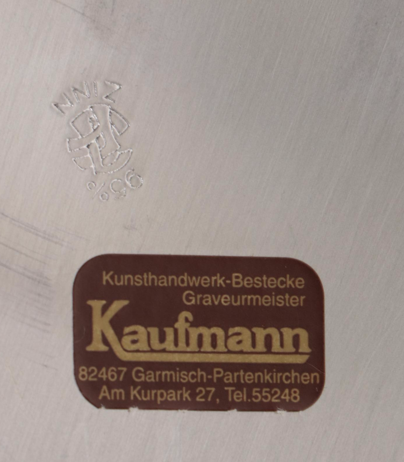 Armorial German Pewter Beer Stein