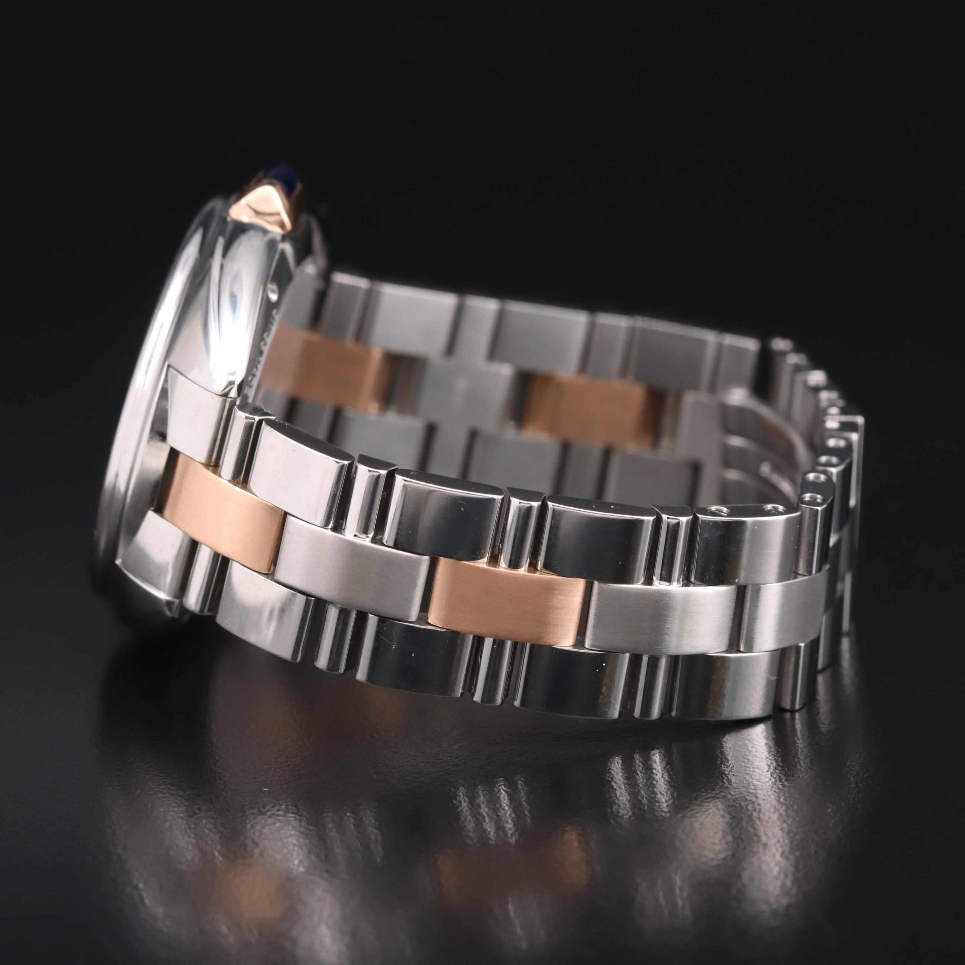 Cartier Clé de Cartier 35mm Stainless Steel Automatic Watch with 18K Accent