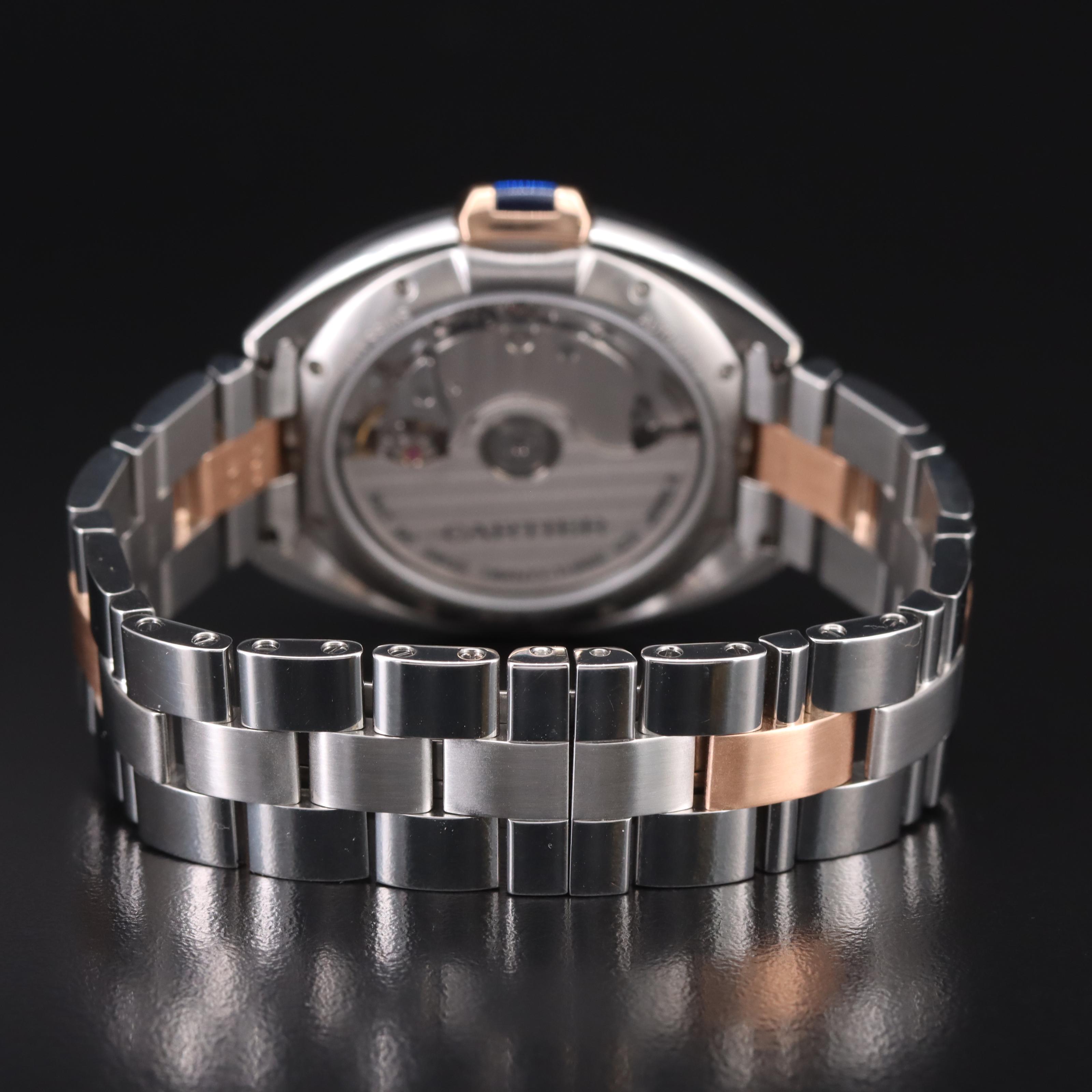 Cartier Clé de Cartier 35mm Stainless Steel Automatic Watch with 18K Accent