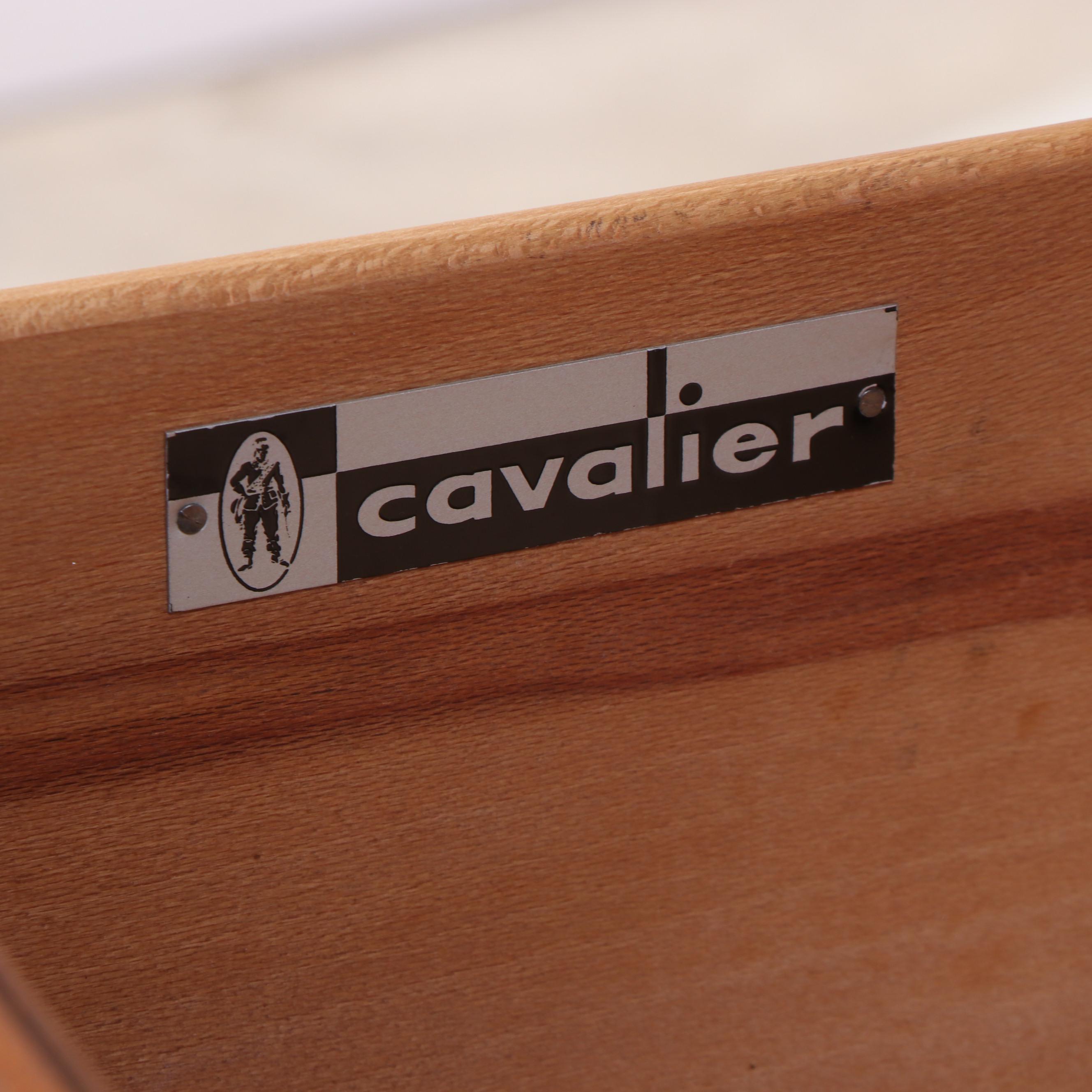 Cavalier Oak Six-Drawer Dresser, Mid-20th Century