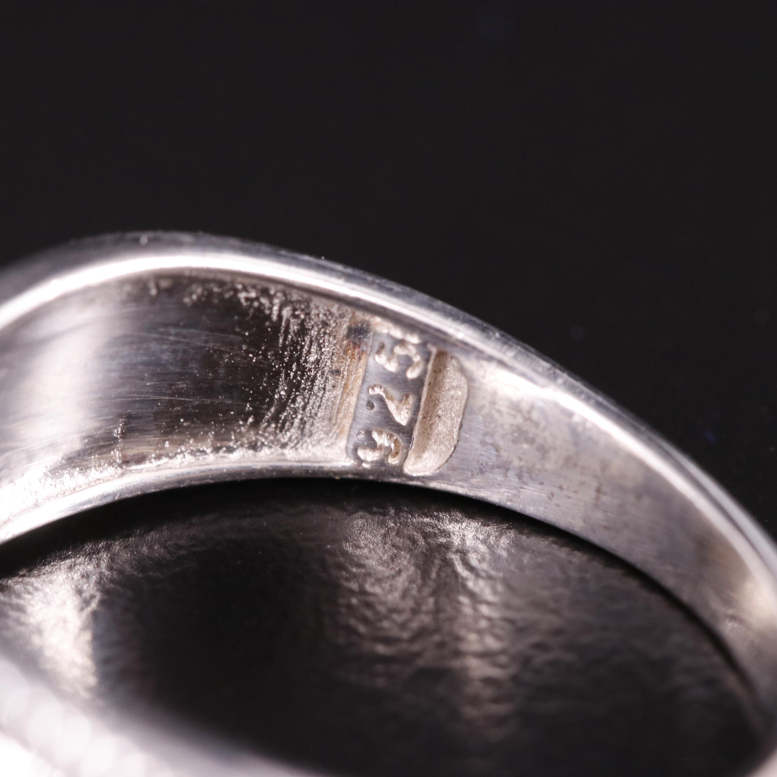 Sterling Garnet Bypass Ring